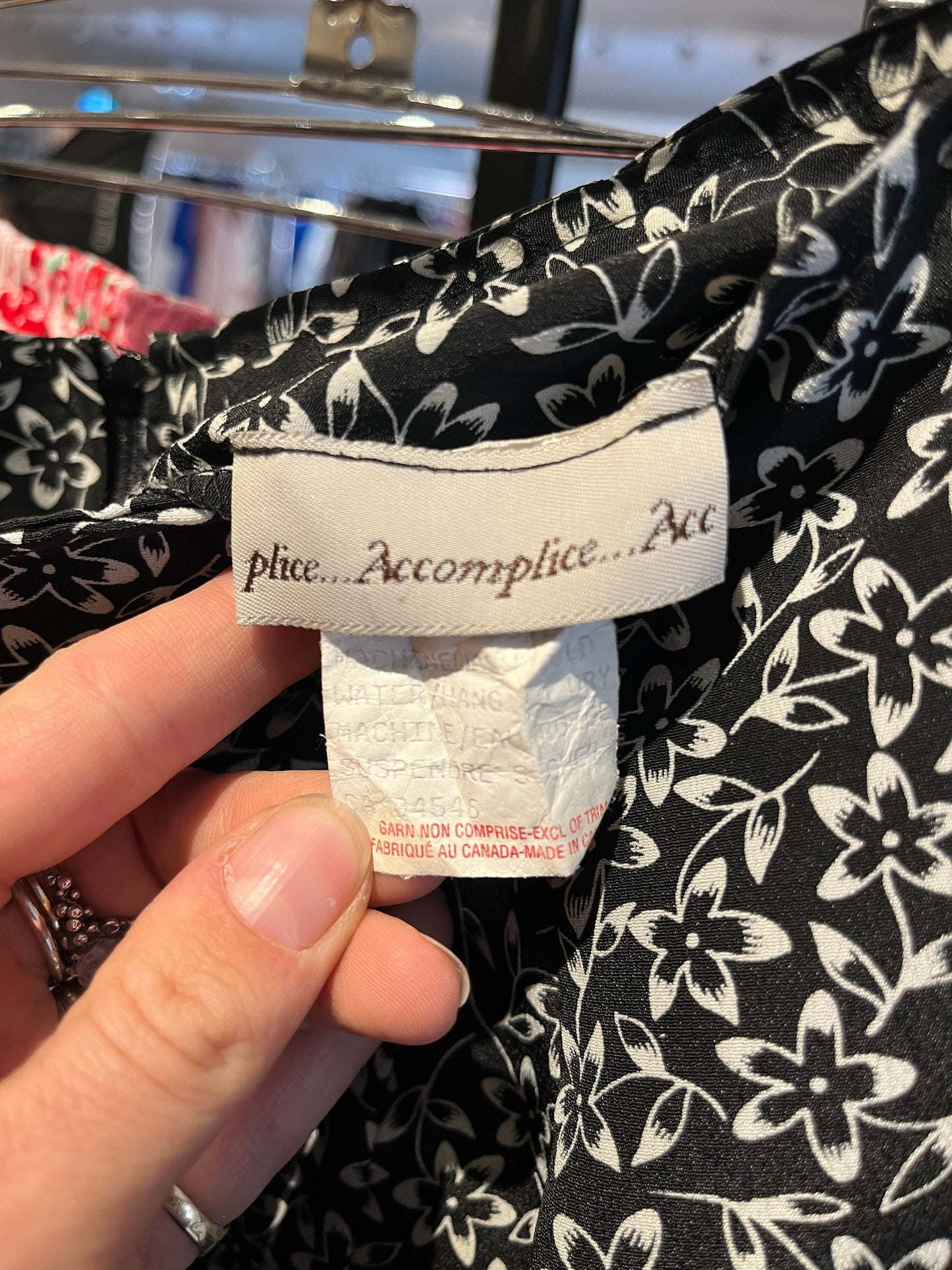 90s ‘Accomplice’ Floral Skort / Small