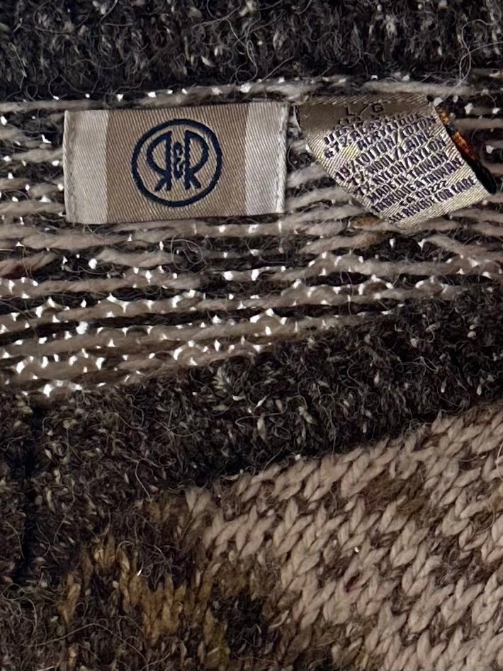 90s ‘R&R’ Sweater / Large