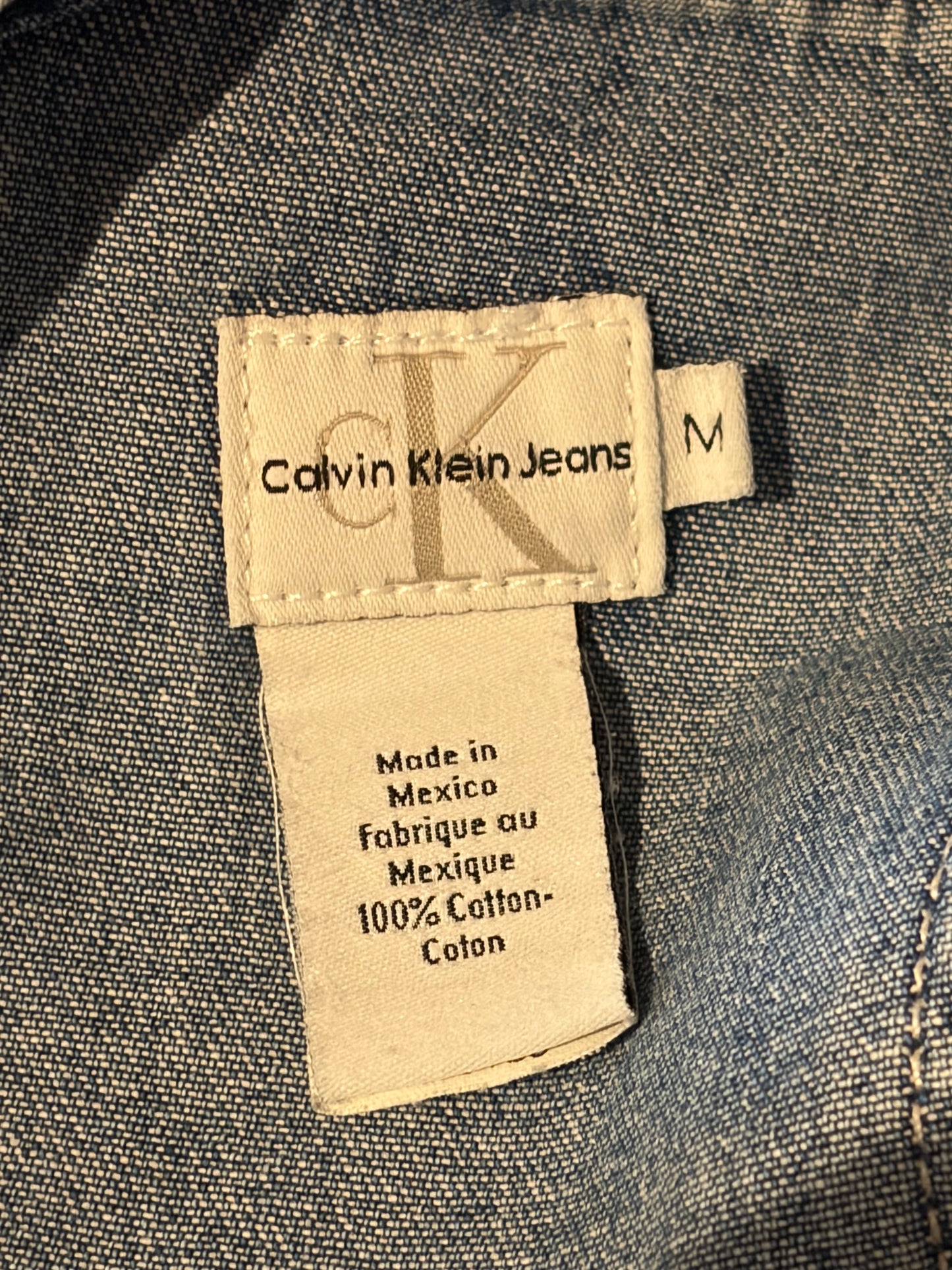 Y2k 'Calvin Klein' Denim Overalls / Medium