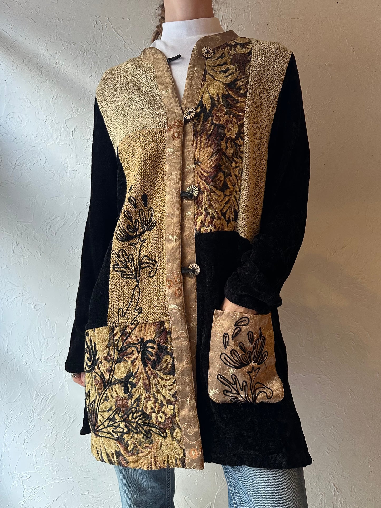 90s 'Allure' Tapestry Coat / Medium