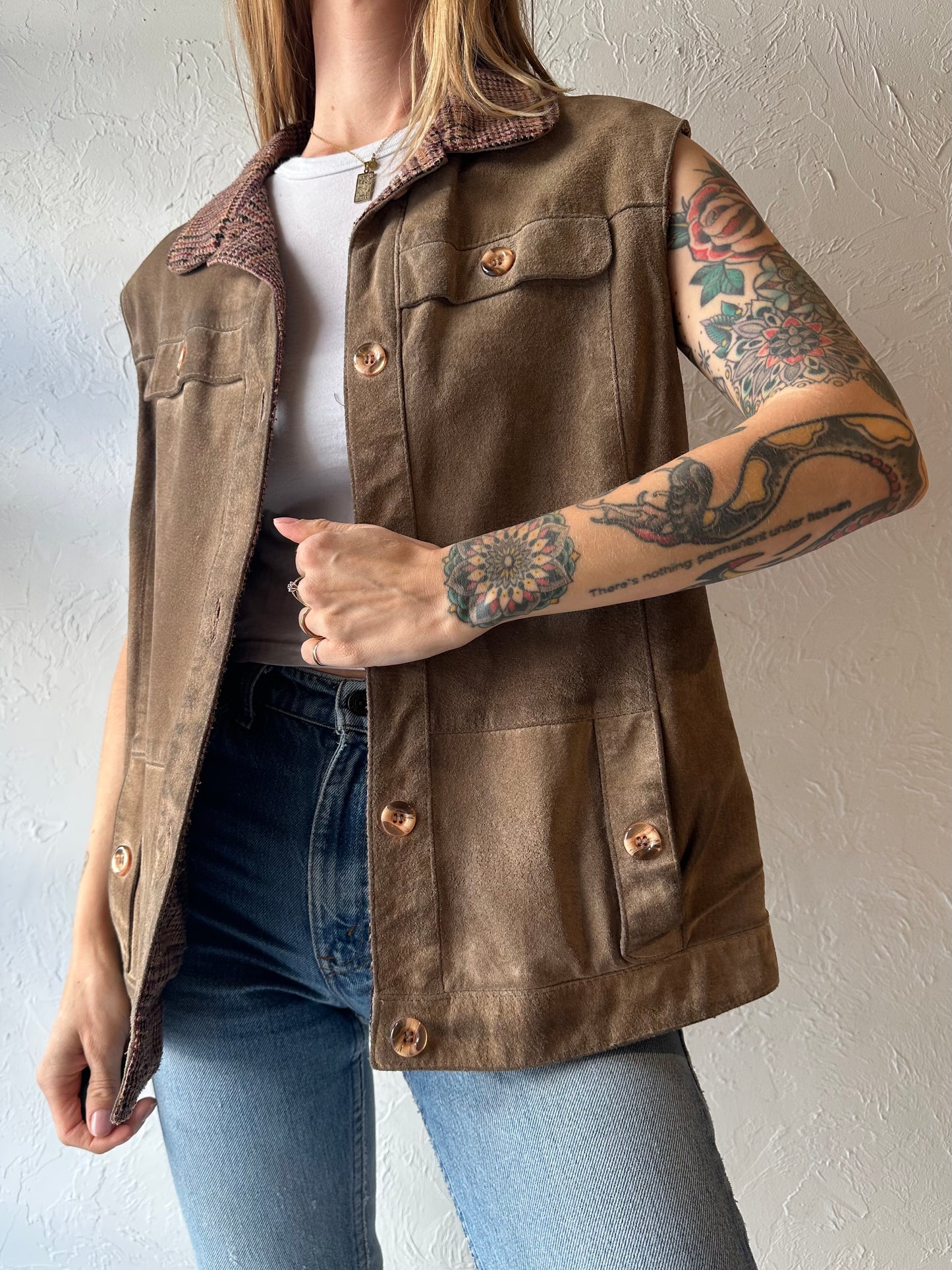 70s ‘Gabriel Levy’ Suede Vest / Medium