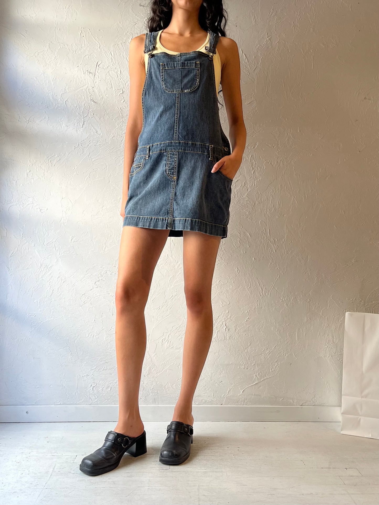 Y2K ‘Guess’ Denim Mini Dress / XL