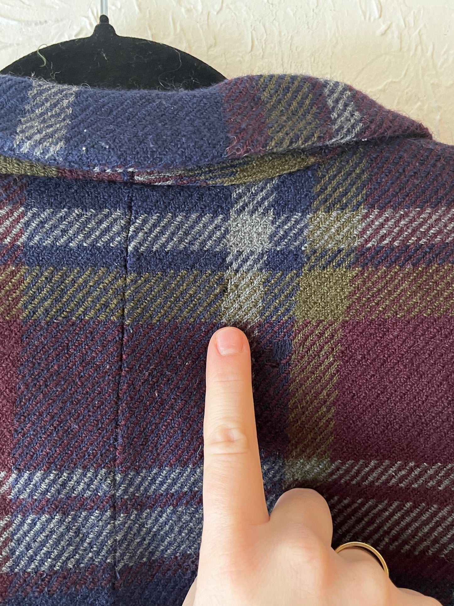 'Rena Rowan' Plaid Blazer / Small - Medium