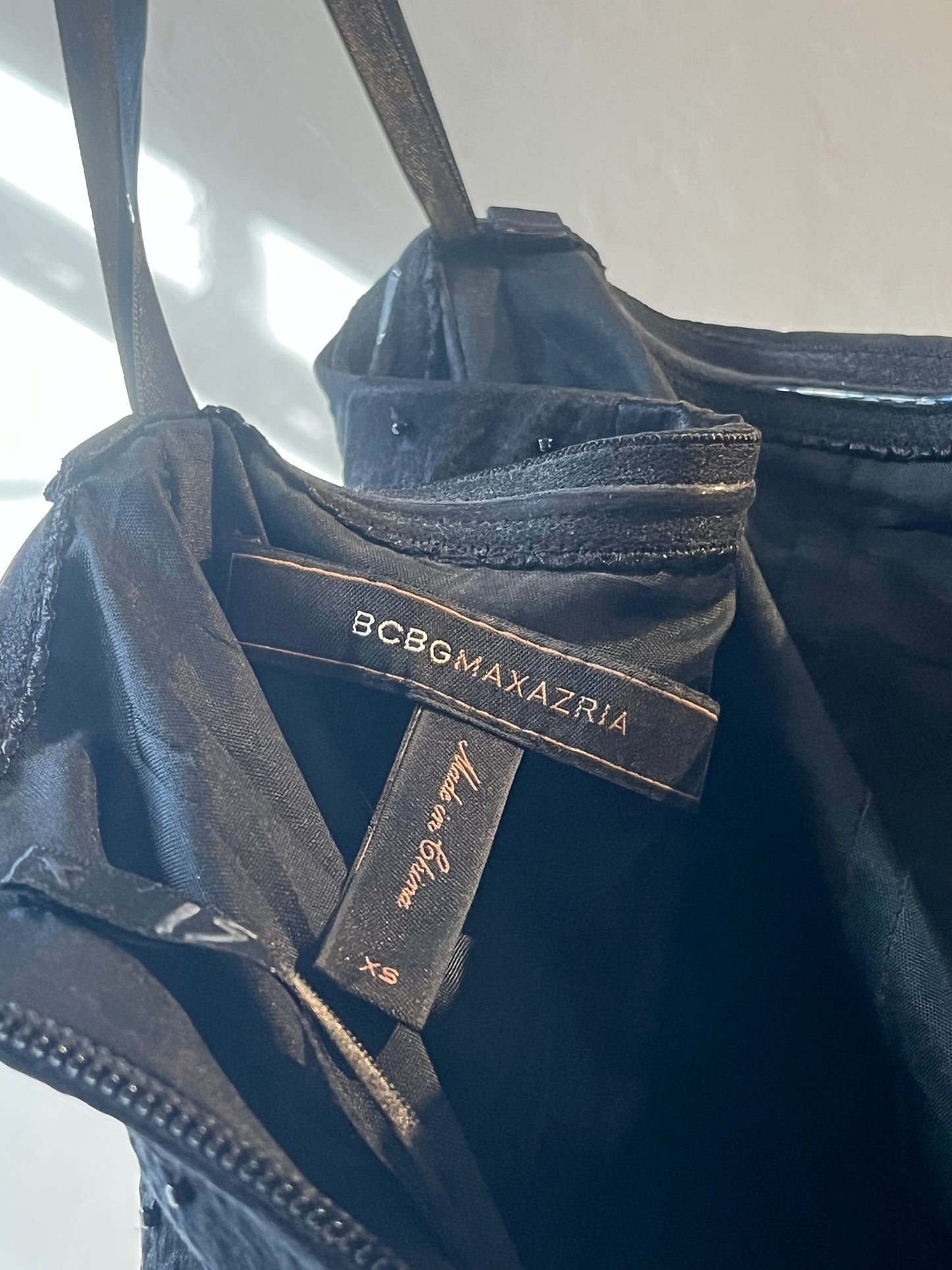 Y2K 'BCBG Maxazria' Black Strapless Dress / XS