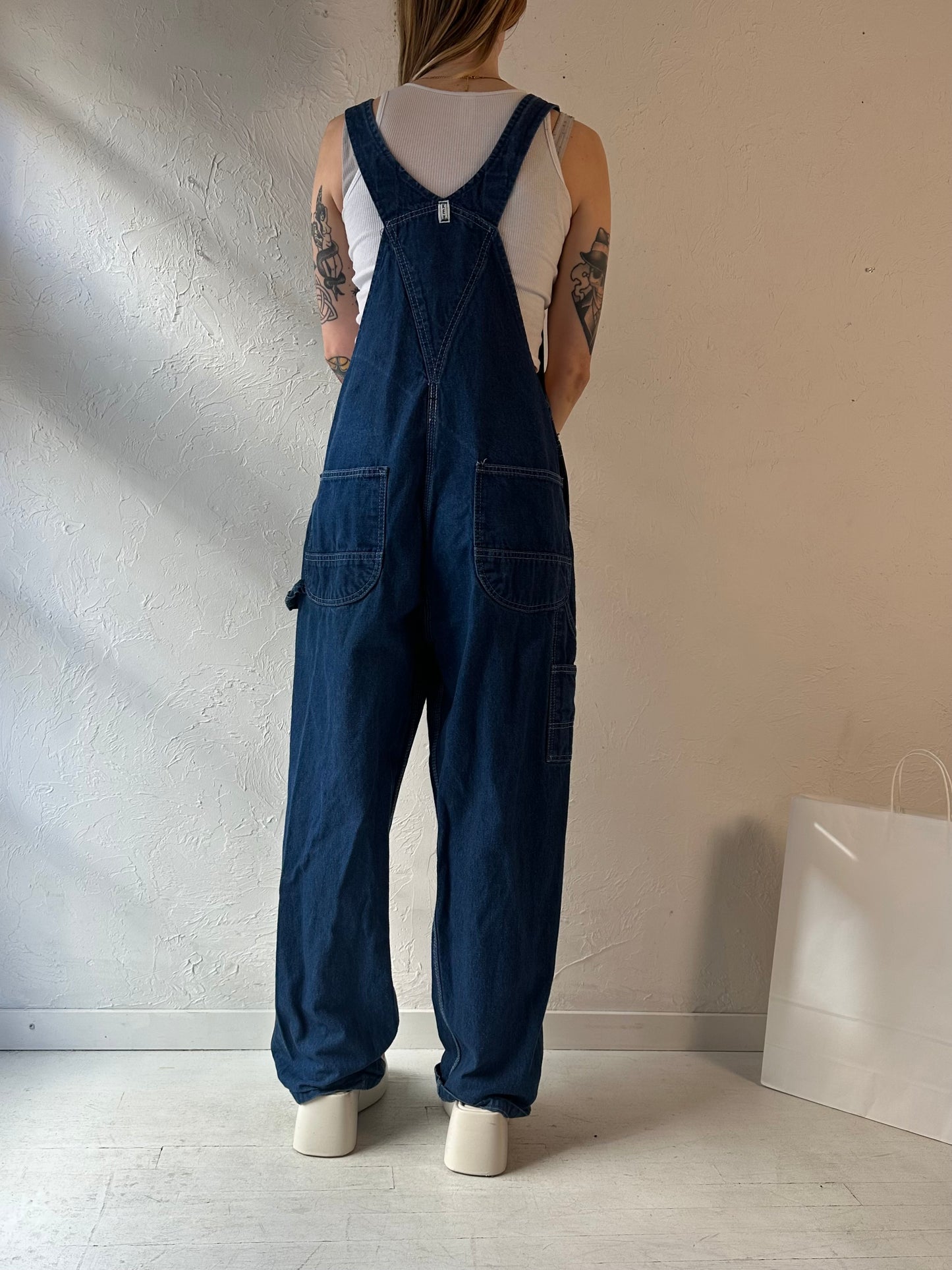 Y2K ‘Key’ Denim Overalls / Large