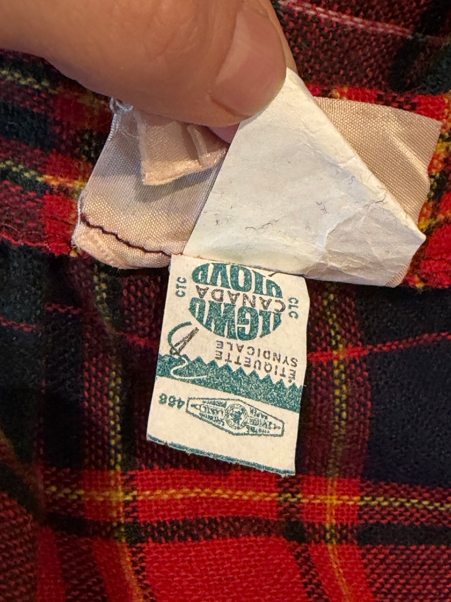 70s 'Sears' Plaid Kilt Skirt / Union Made / Small