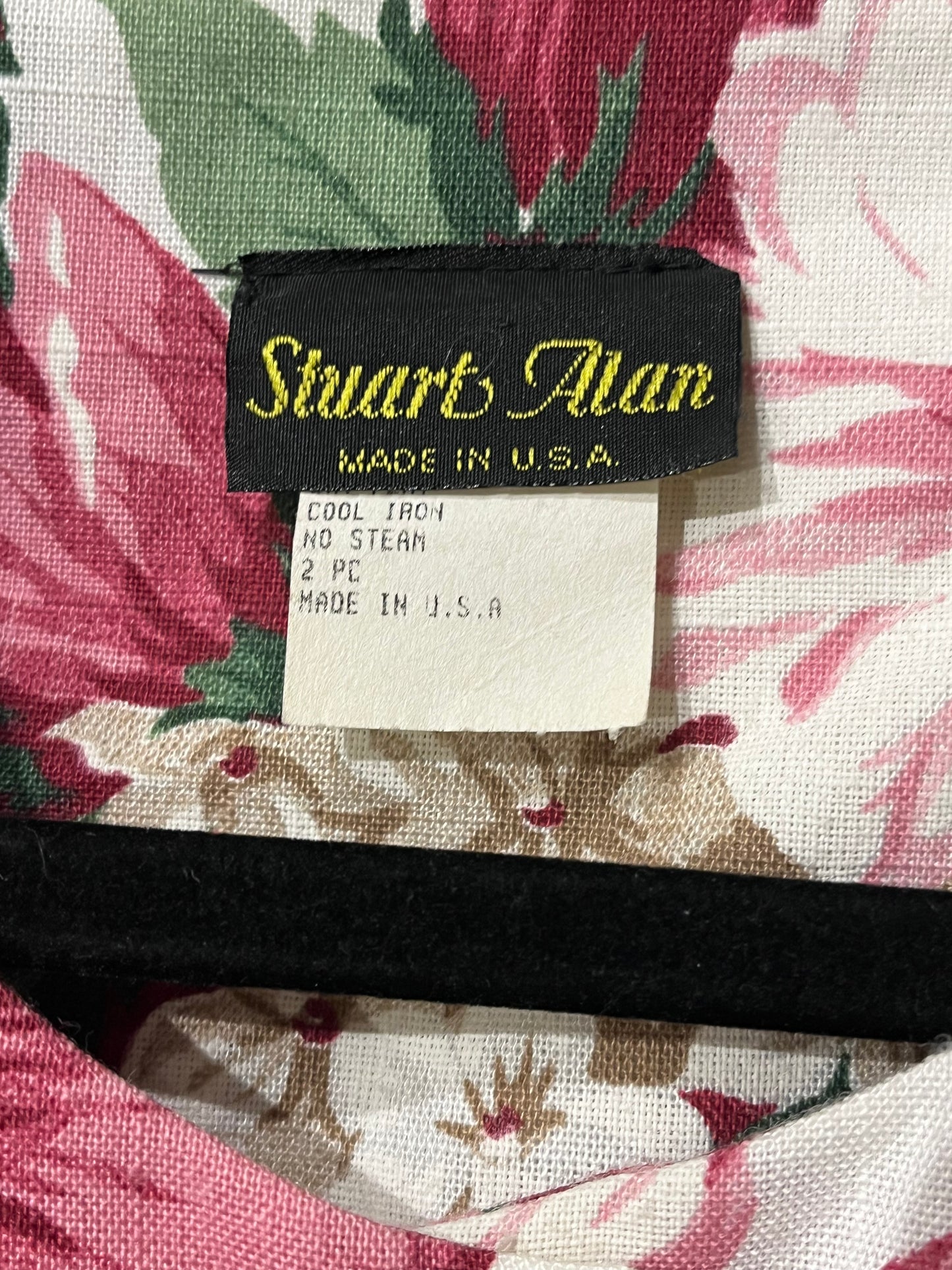 80s ‘Stuart Alan’ Floral Set / Small - medium