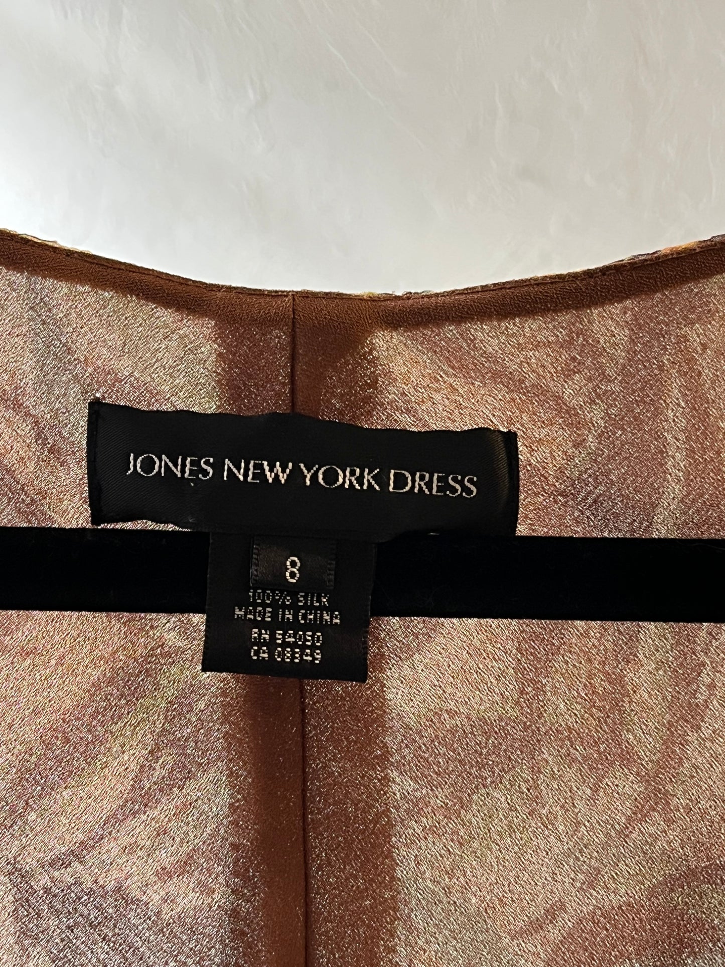 90s 'Jones New York' Dress / Medium