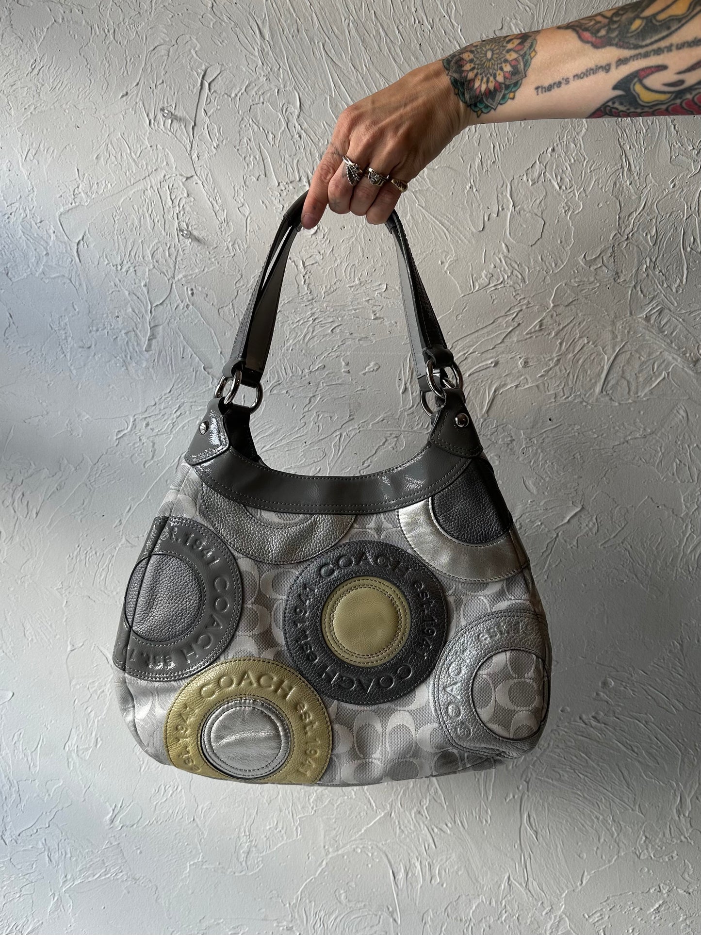 Y2k 'Coach' Patchwork F18824 Leather Purse