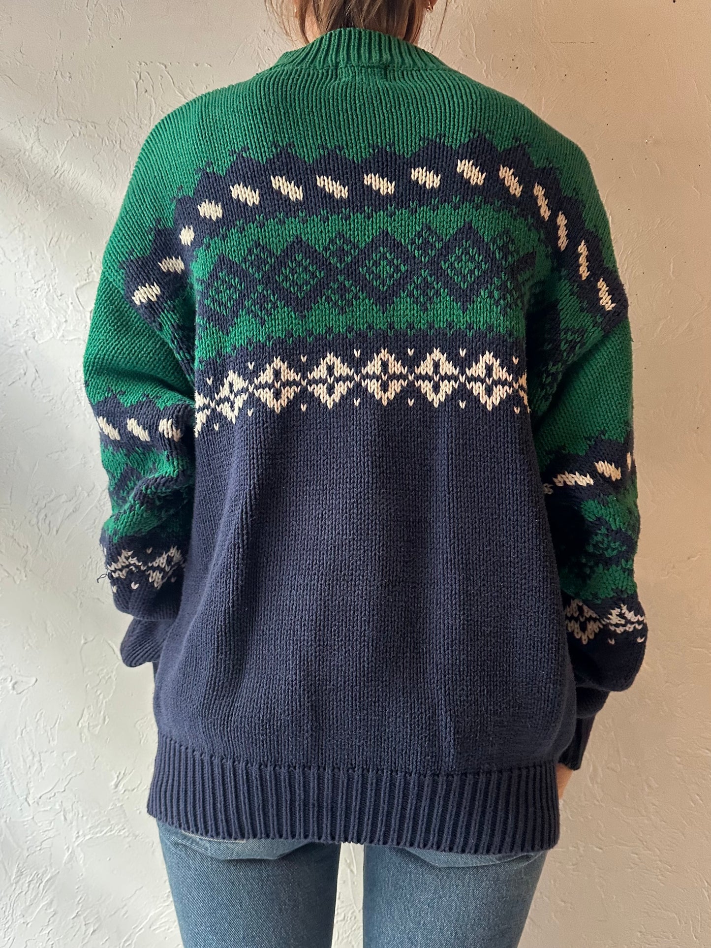 90s 'Gap' Cotton Crew Neck Sweater / Medium