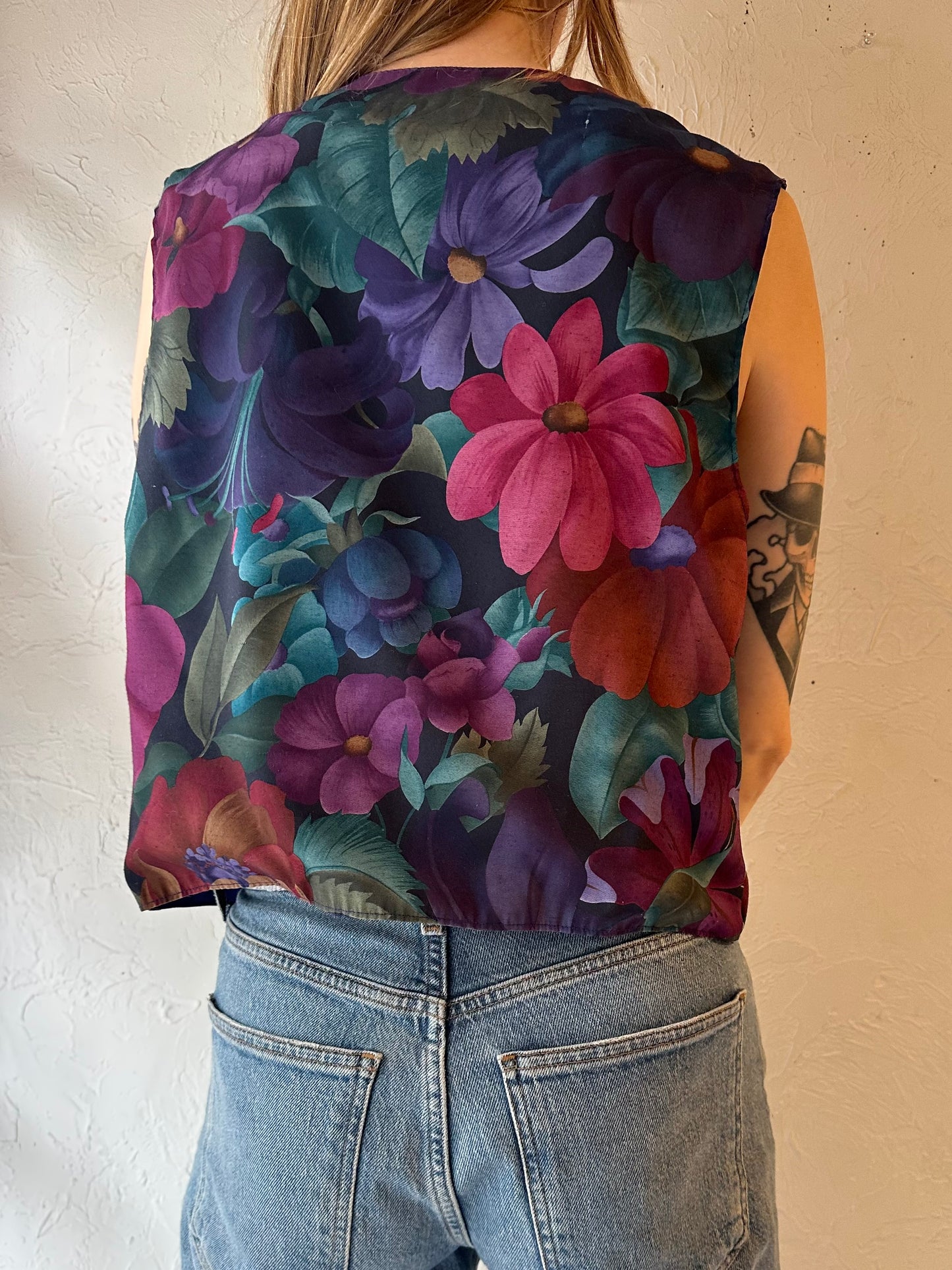90s ‘Alfred Dunner’ Floral Vest / Large