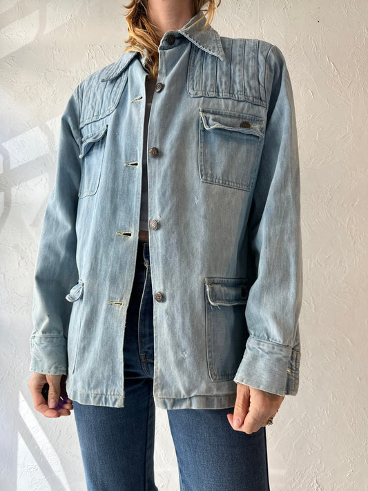 Vintage 'Marjone' Denim Jacket / Large