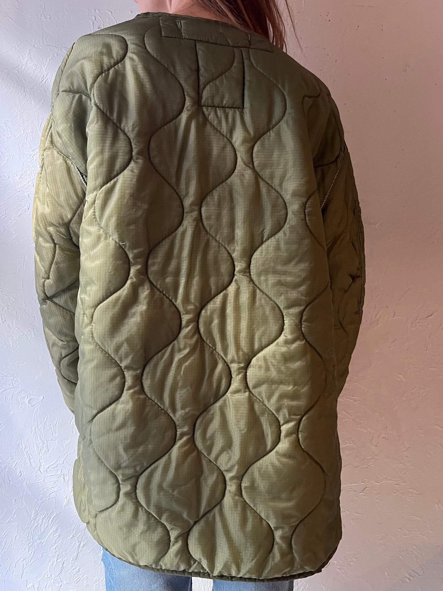 Vintage Authentic Army Liner Jacket / Small