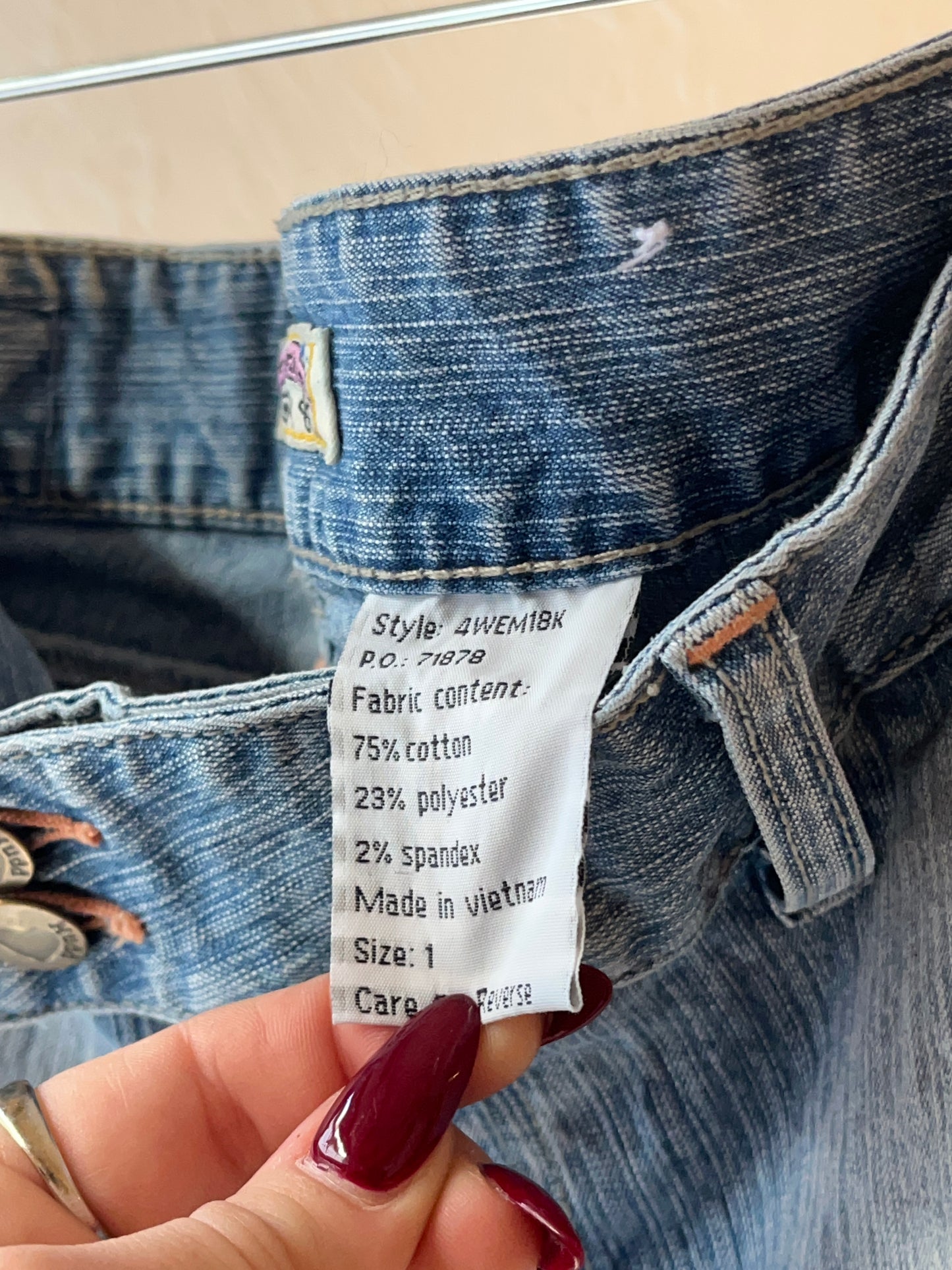 Y2k 'Mudd' Jean Shorts / Medium