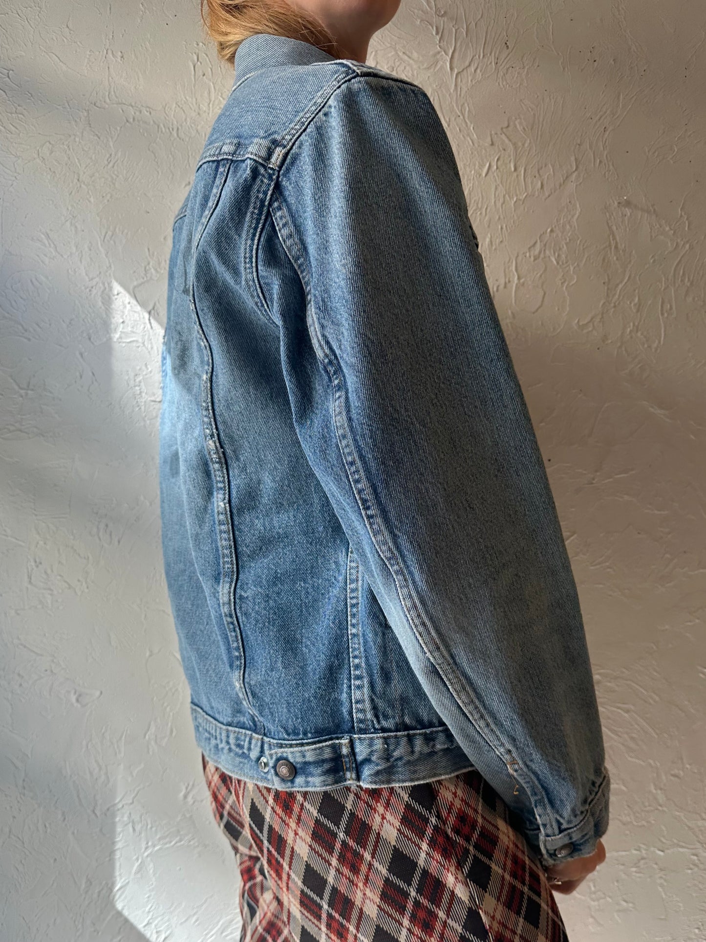 Vintage 'GWG' Faded Denim Jacket / Medium