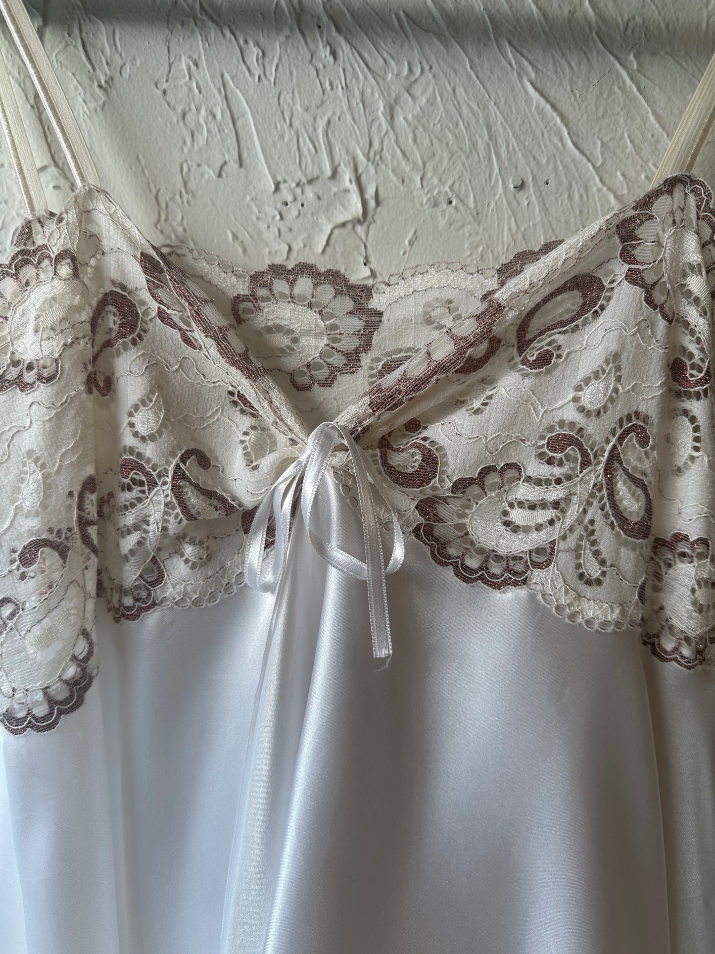 90s White Lacey Top / Medium