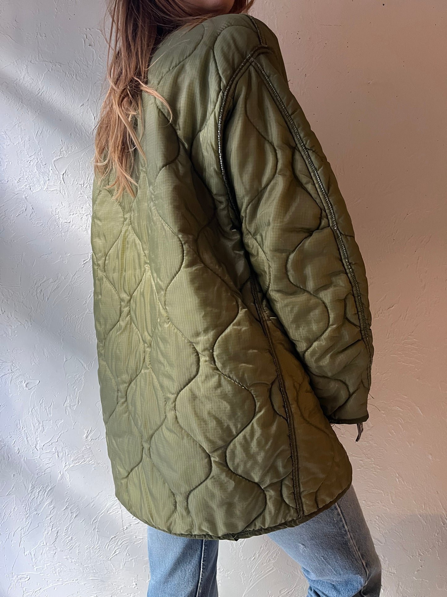 Vintage Authentic Army Liner Jacket / Small