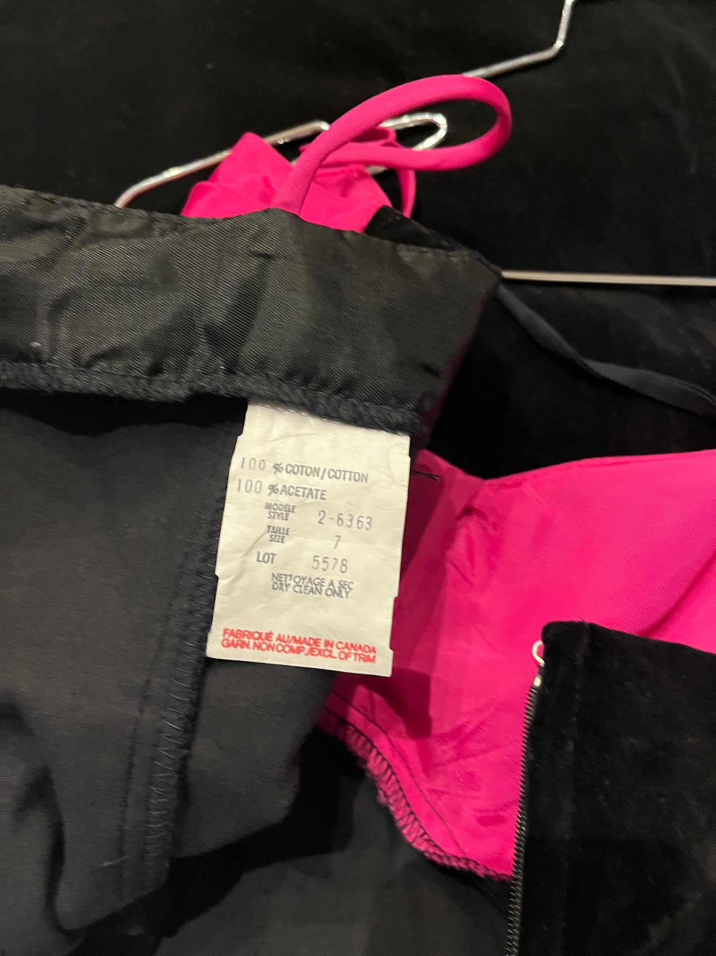 90s Velvet Mini Dress / Small