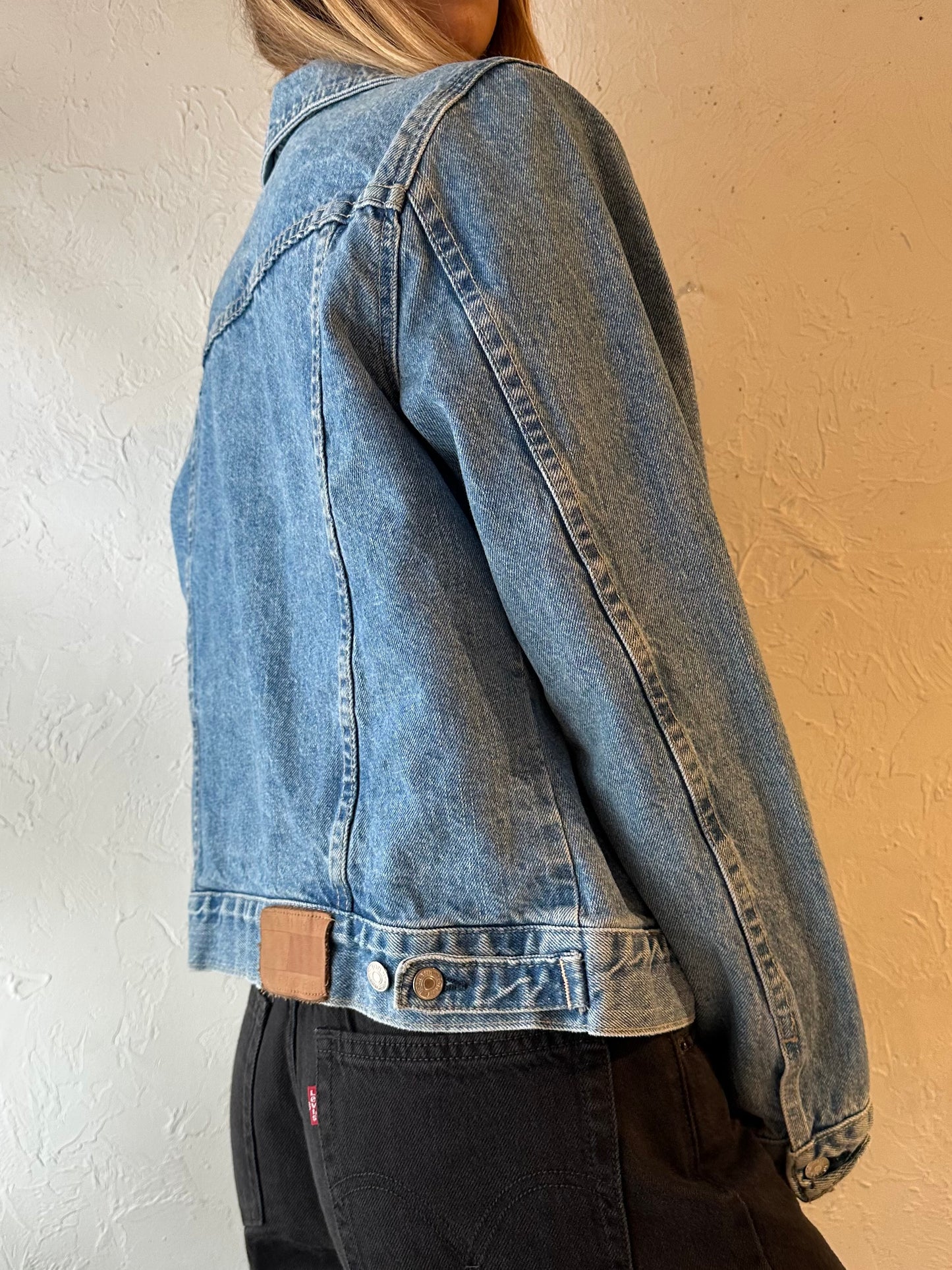 90s ‘Tommy Hilfiger’ Denim Jacket / Large