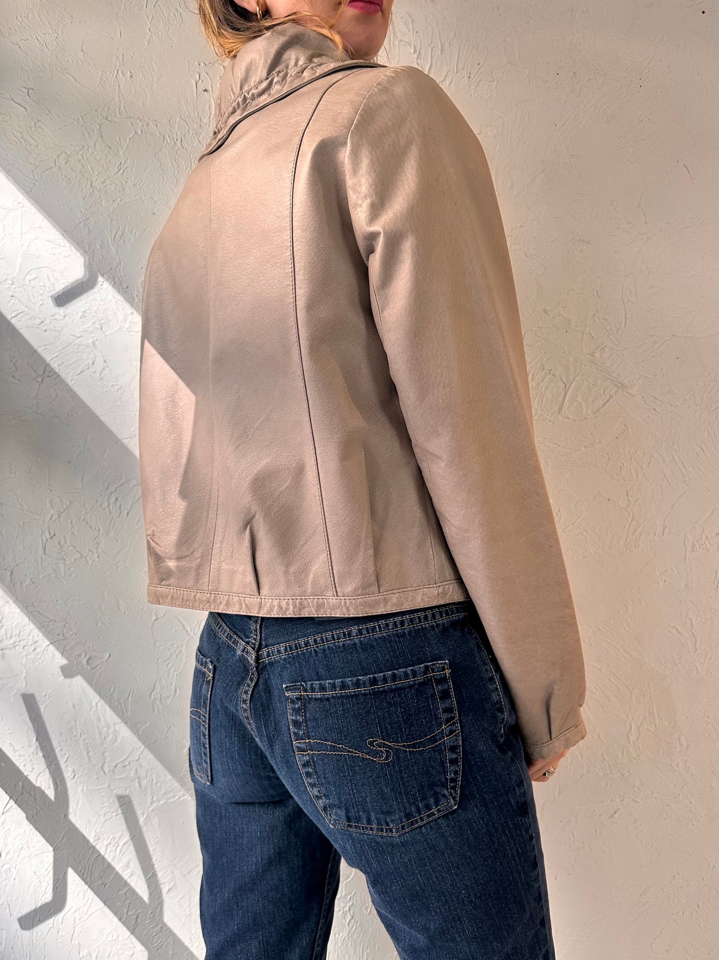 Y2k 'Danier' Leather Jacket / Small