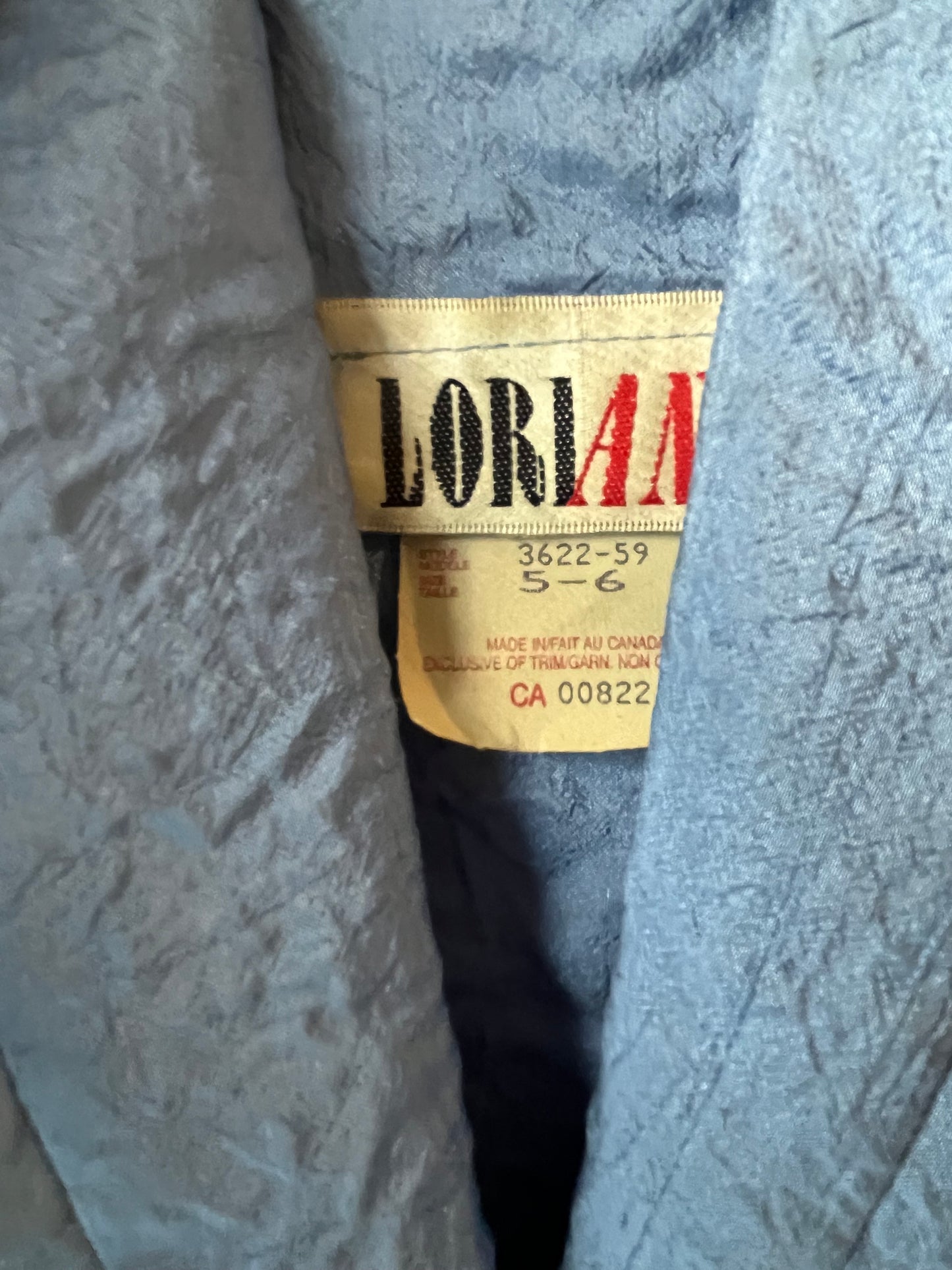 80s 'LoriAnn' Blue Jumpsuit / Small