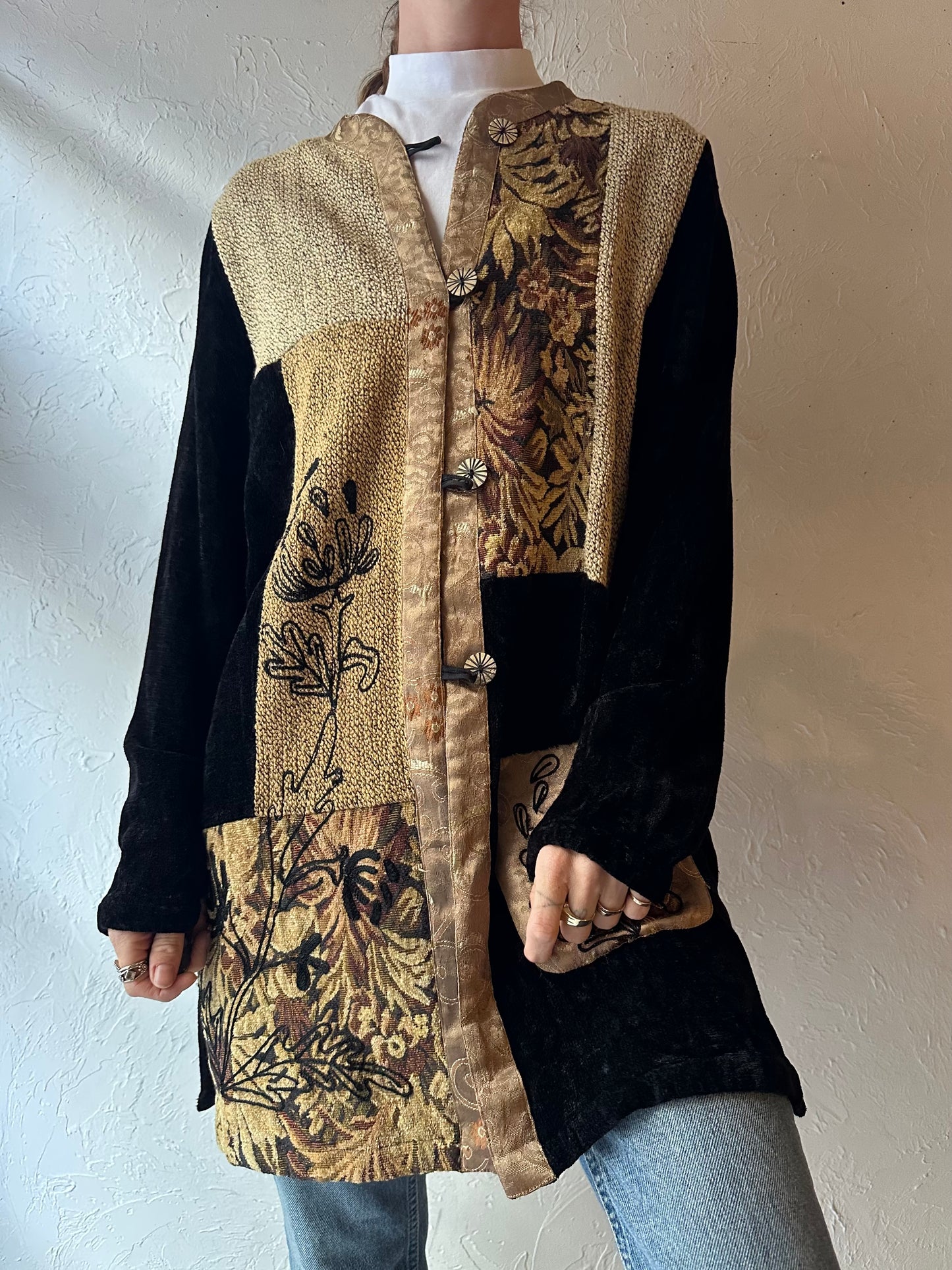 90s 'Allure' Tapestry Coat / Medium