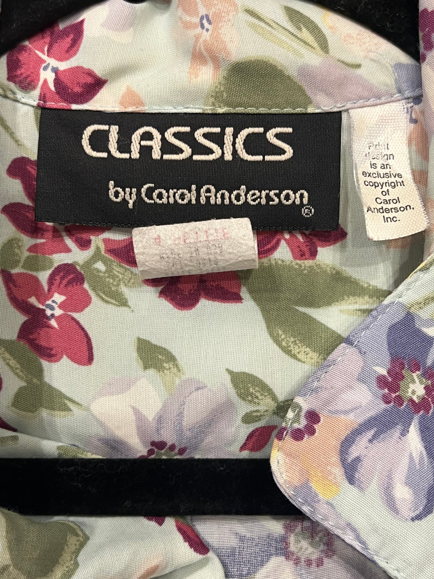 80s 'Classics' Floral T-shirt Midi Dress / Small
