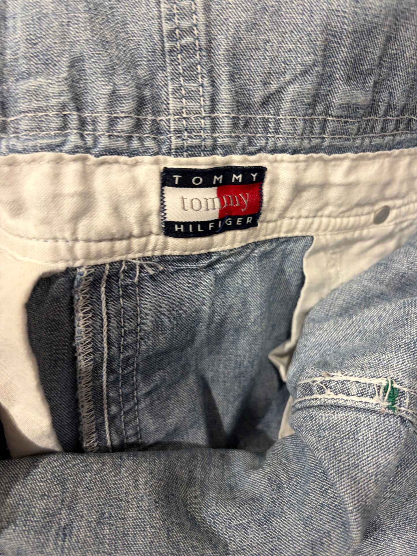 90s 'Tommy Hilfiger' Denim Overalls / Small