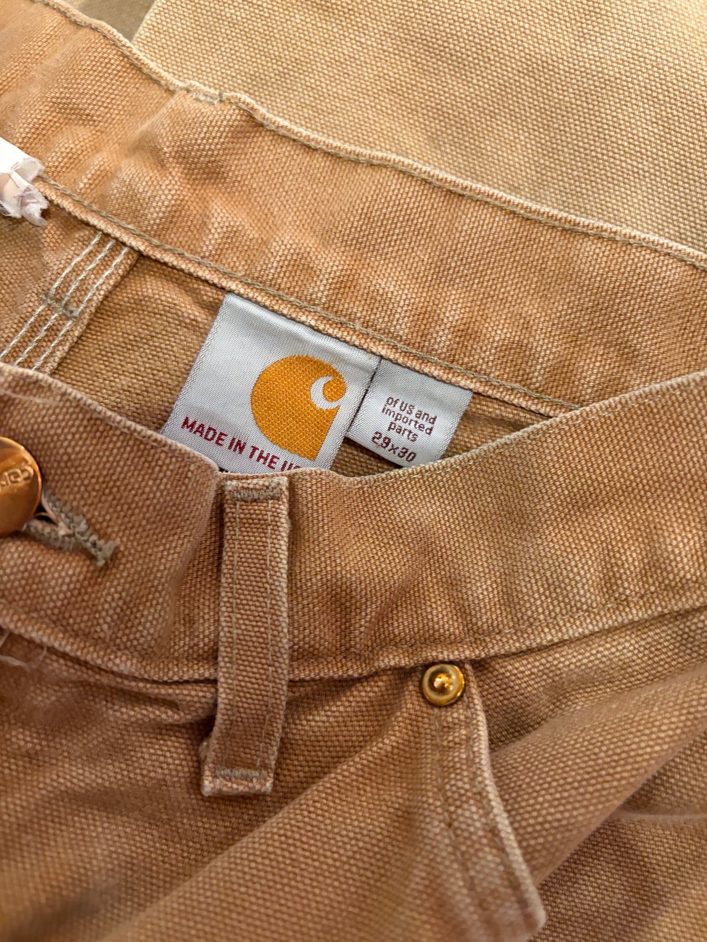Vintage 'Carhartt' Double Knee Workwear Pants / 29