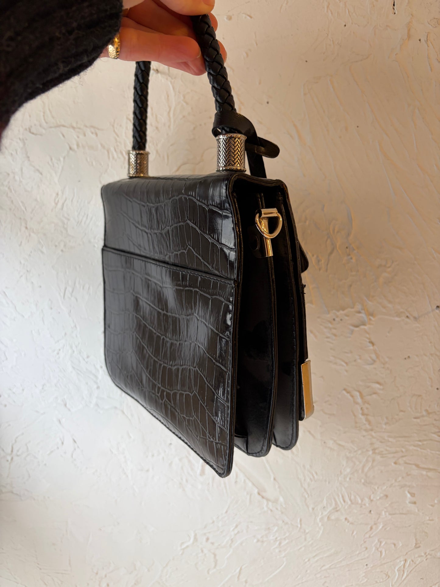Vintage American West Style Black Purse
