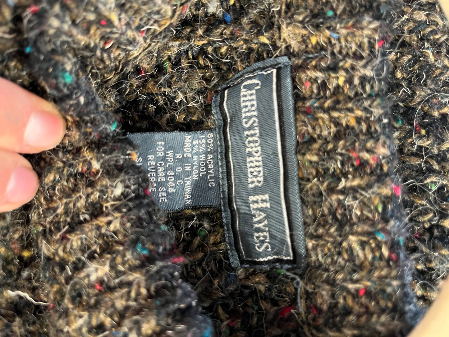 90s 'Christopher Hayes' Pullover Sweater / Large