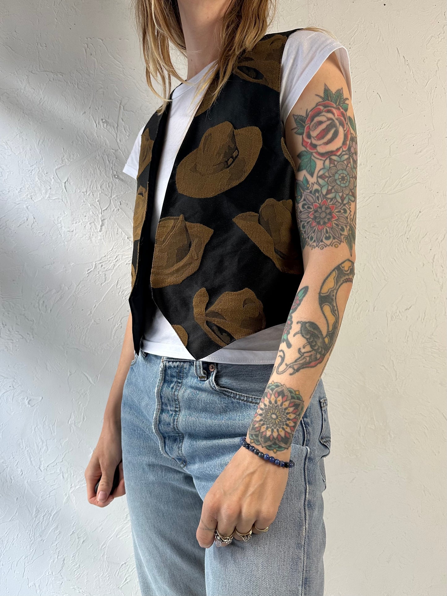 90s ‘Wolf Creek’ Cowboy Hat Vest / Small