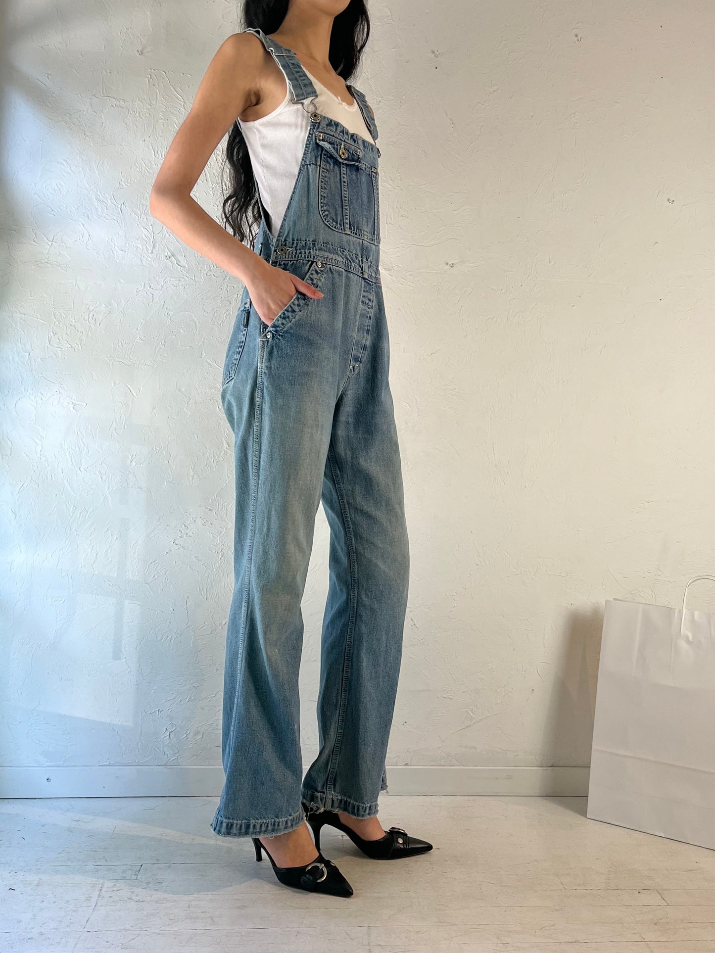 90s ‘Ikeda’ Denim Overalls / Medium