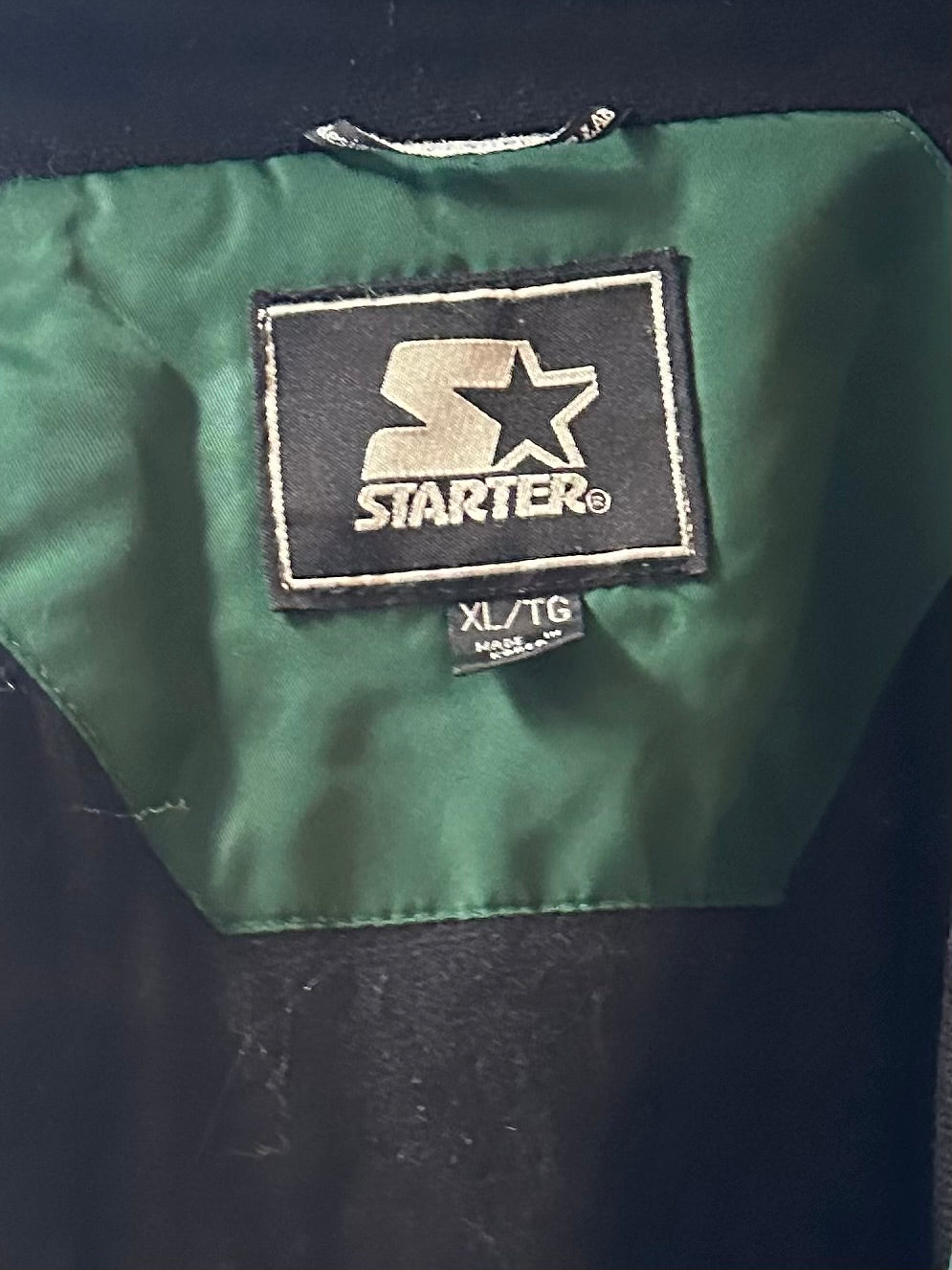 90s 'NYJ Jets' Starter Jacket / XL