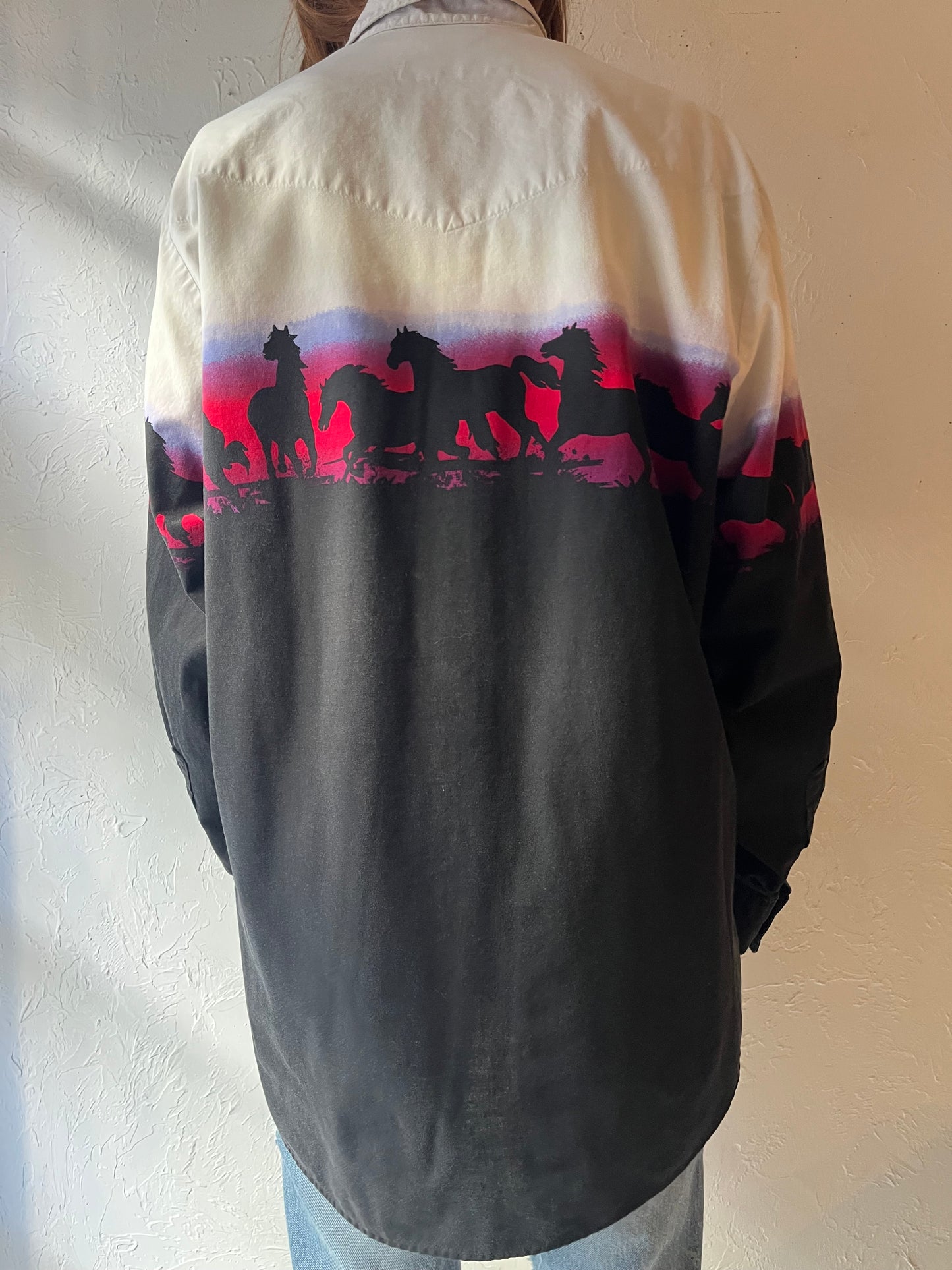 80s ‘Roper’ Cotton Western Shirt / XL