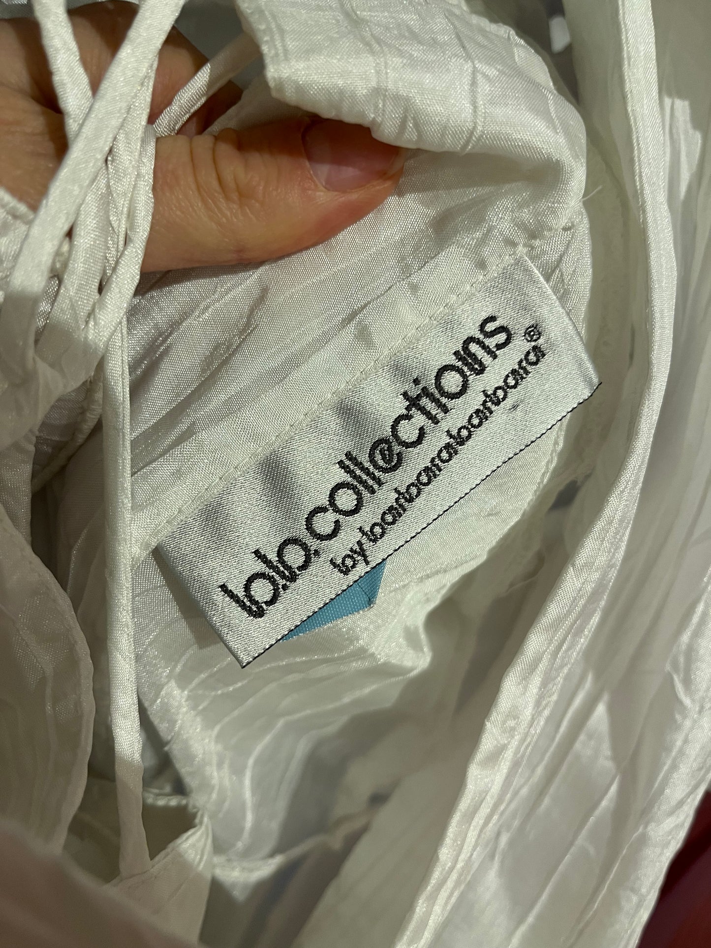 90s ‘Lo Lo Collections’ White Jumpsuit / Small