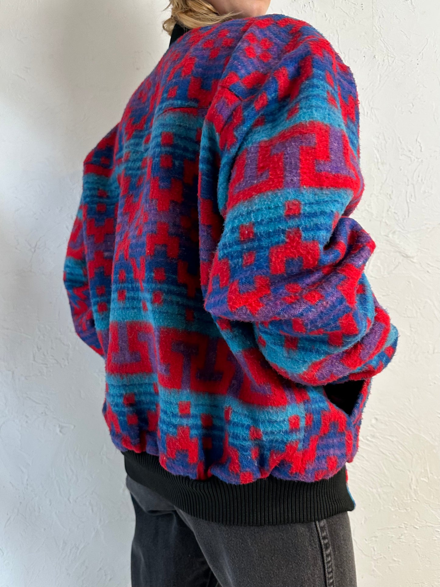 Vintage 'Saddlesmith Outfitters' Bomber Jacket / Medium