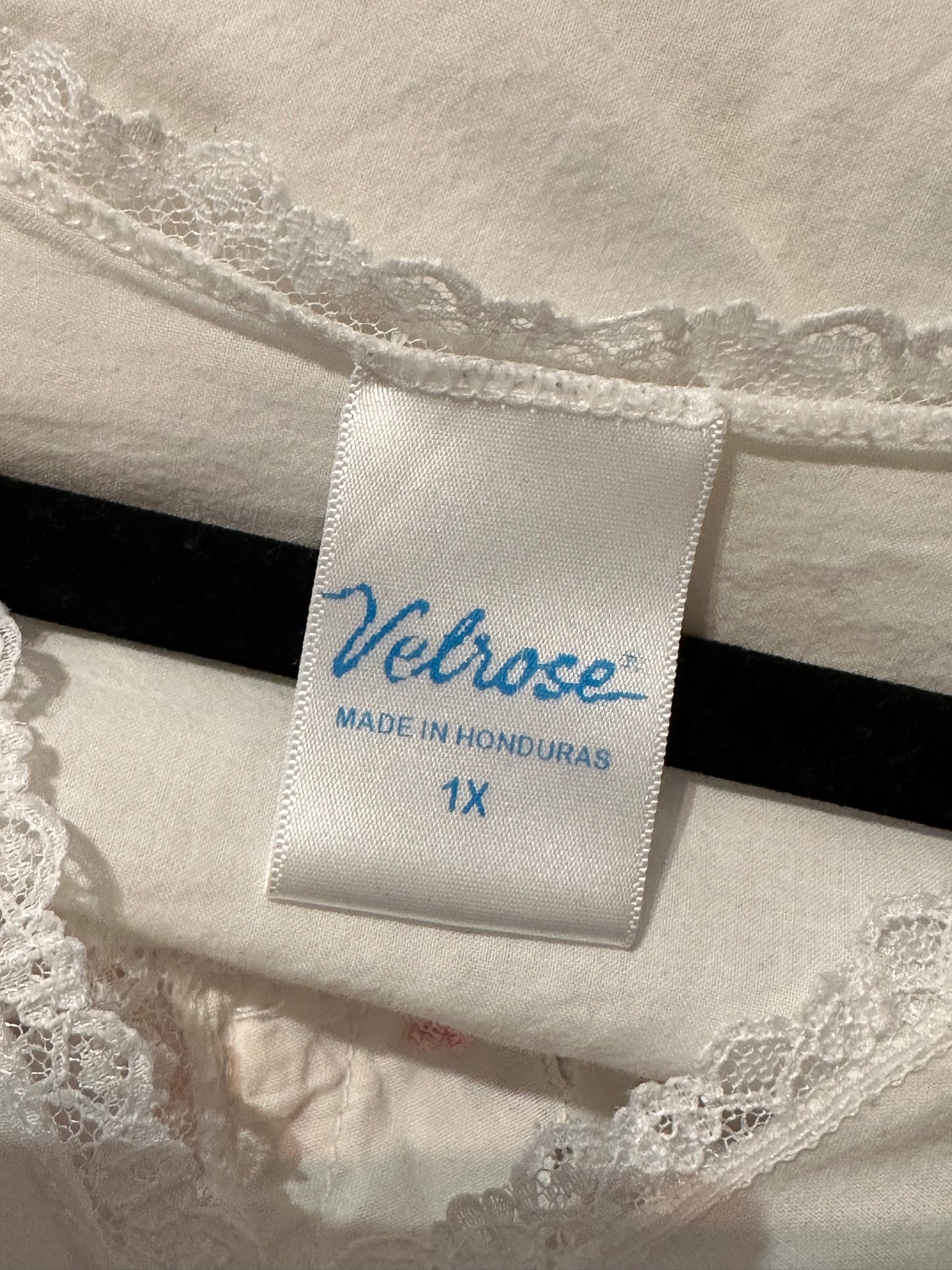 Y2k 'Velrose' White Cotton Night Dress / XL