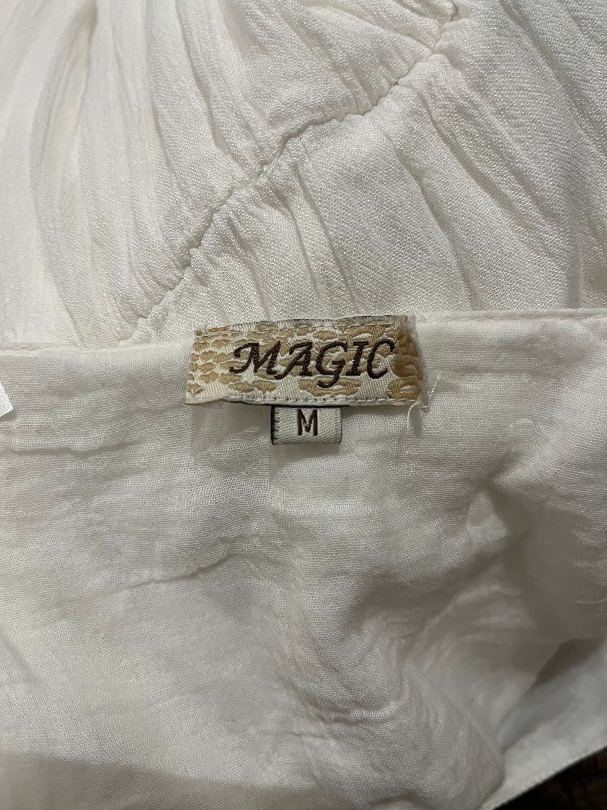 Y2k 'Magic' White Romanic Boho Cottagecore Embroidered Summer Maxi Dress / Medium