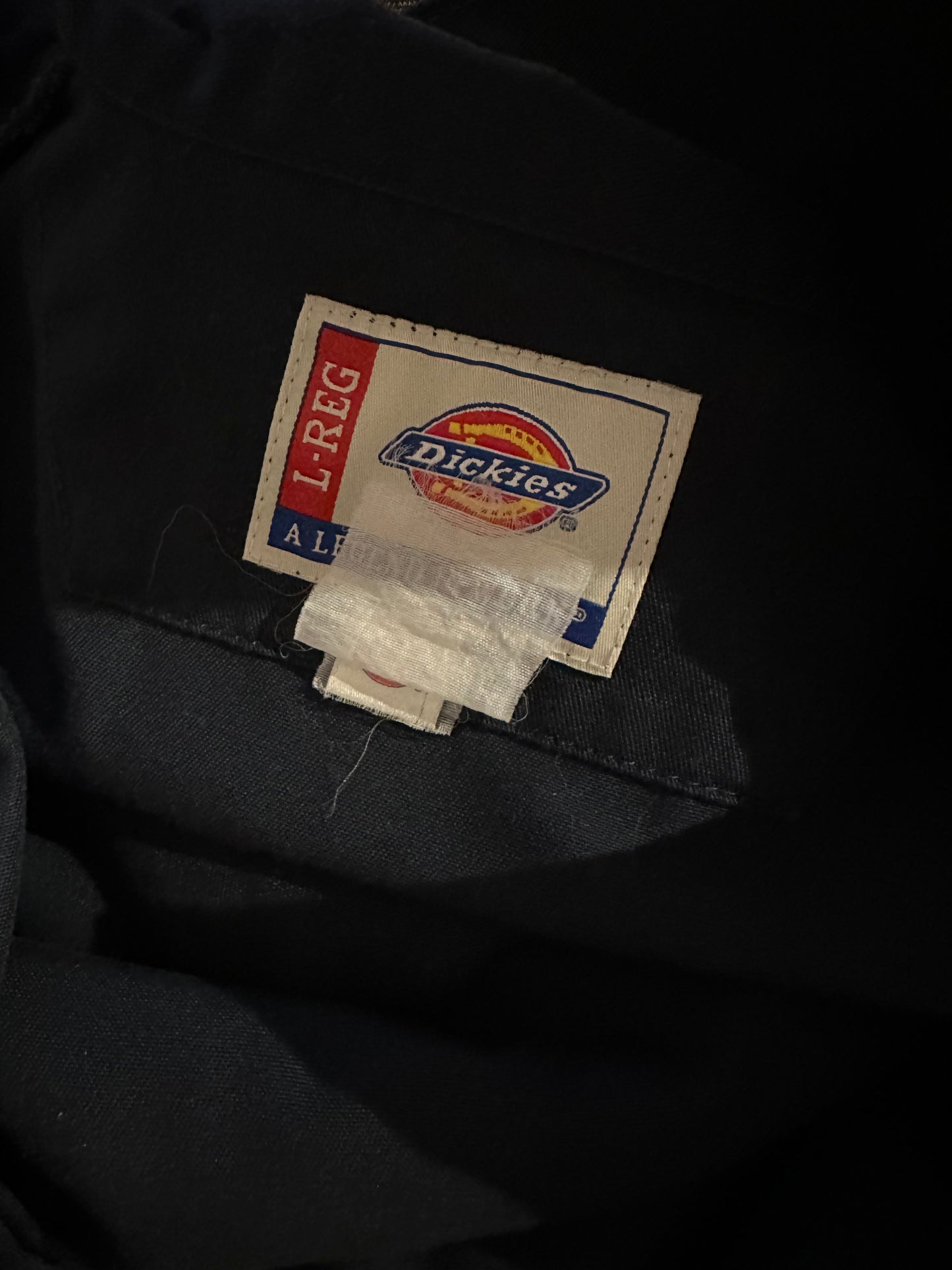 Y2k 'Dickies' Navy Blue Boiler Suit / Large