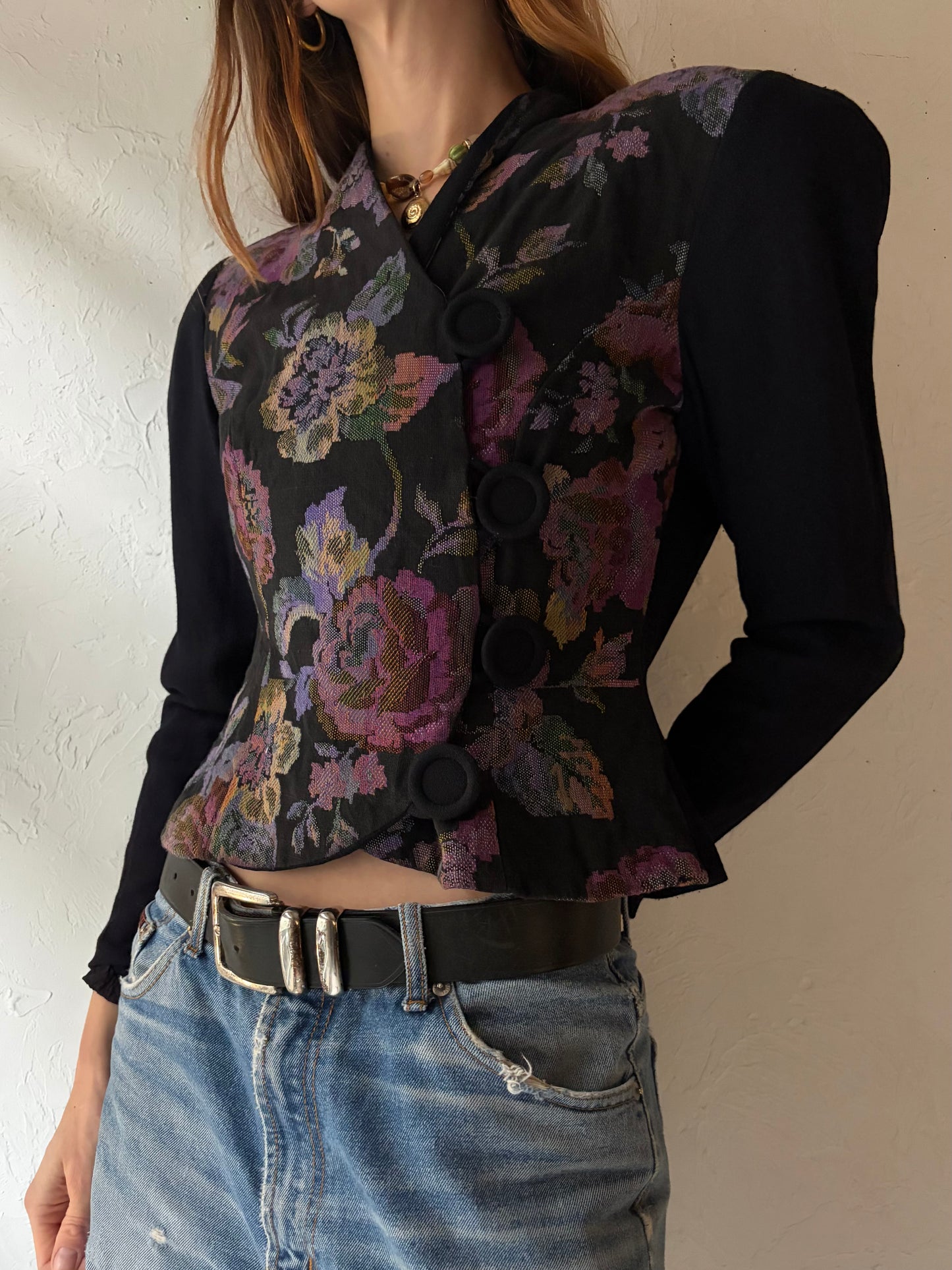 70s 'Miller Miller' Patterned Western Shirt / XL