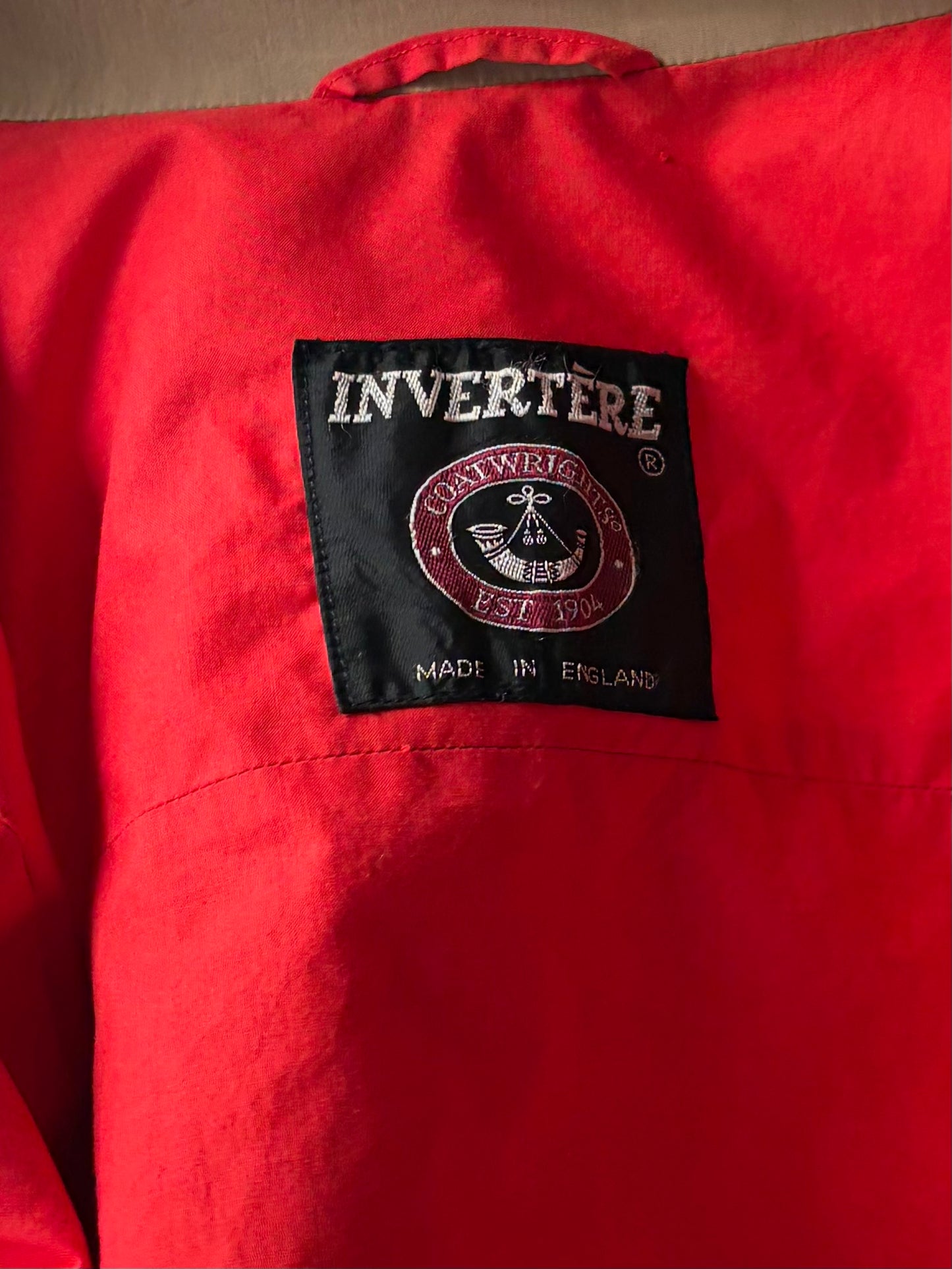 90s 'Invertere' Tan Lightweight Minimalist Workwear Jacket / Small
