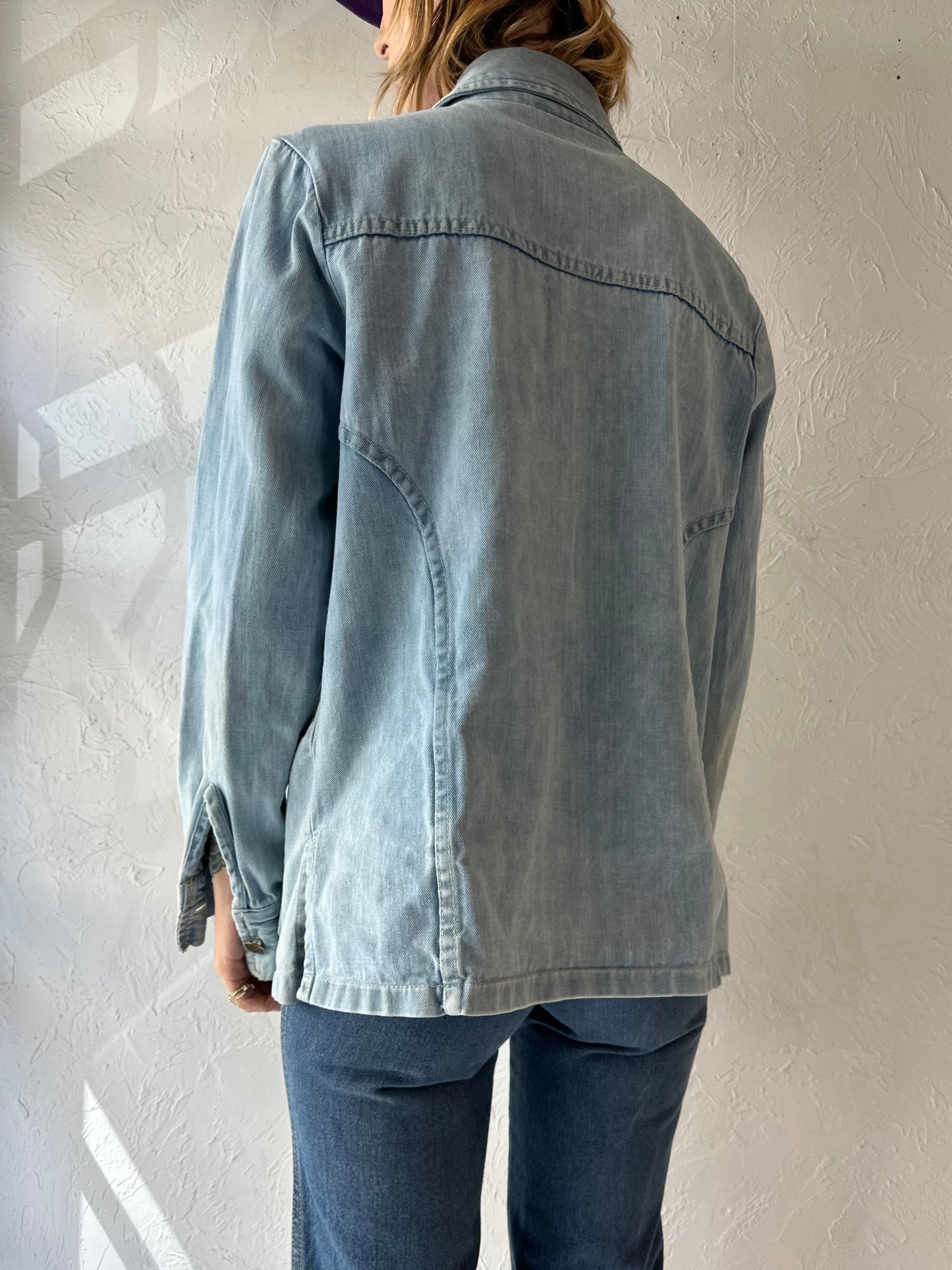 Vintage 'Marjone' Denim Jacket / Large