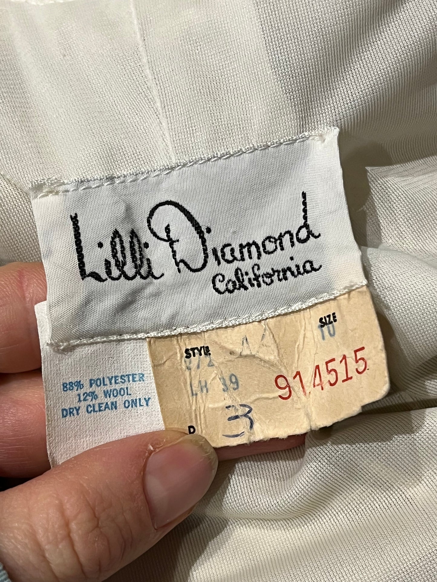 70s 'Lilli Diamond' Silver Sequin Fringe Dress / Medium