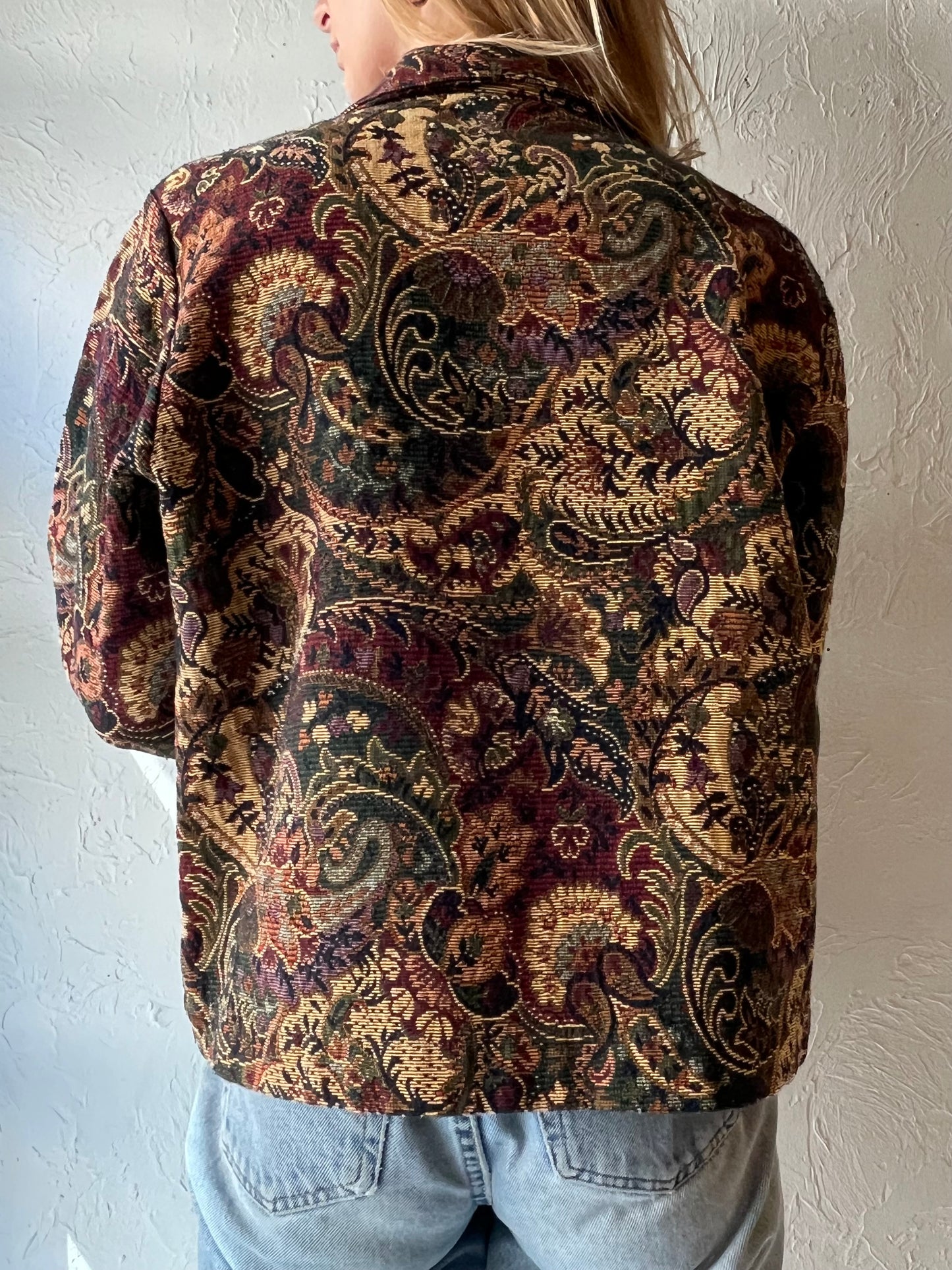 90s ‘Coldwater Creek’ Tapestry Jacket / Medium