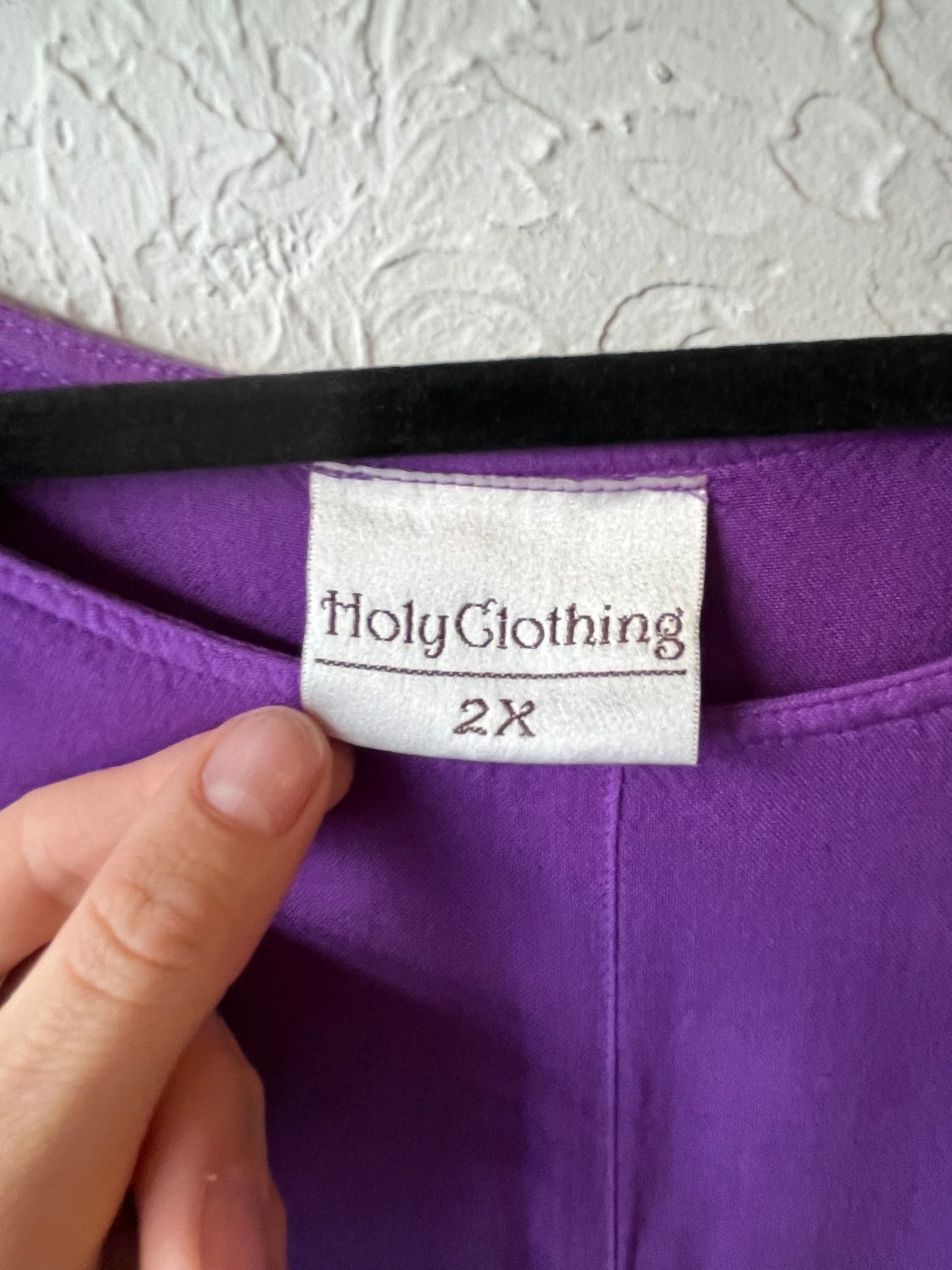 Y2k Purple Fringe Fairycore Dress / XL