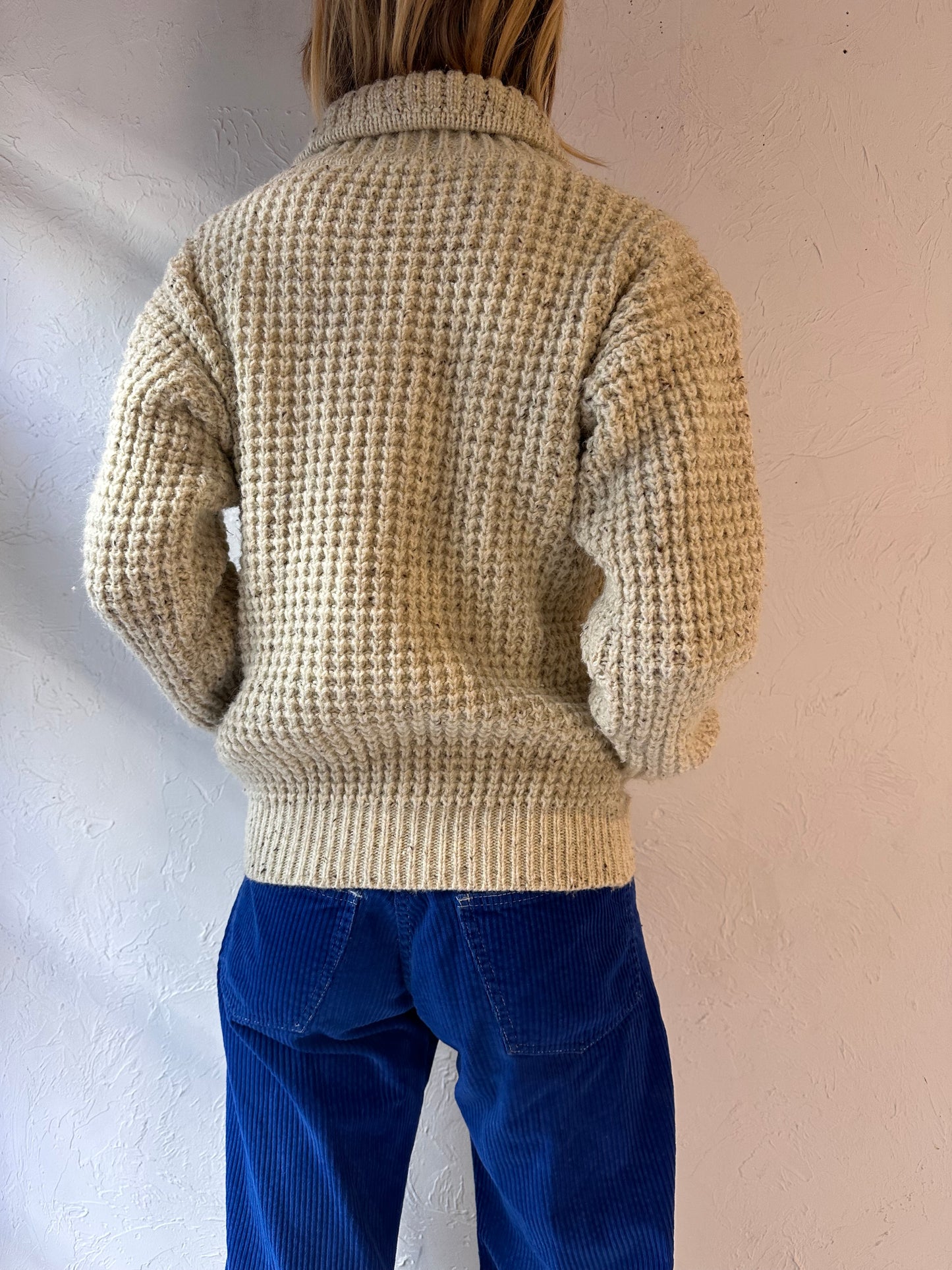80s 'Serge Saint Yves' Acrylic Wool Sweater / Large