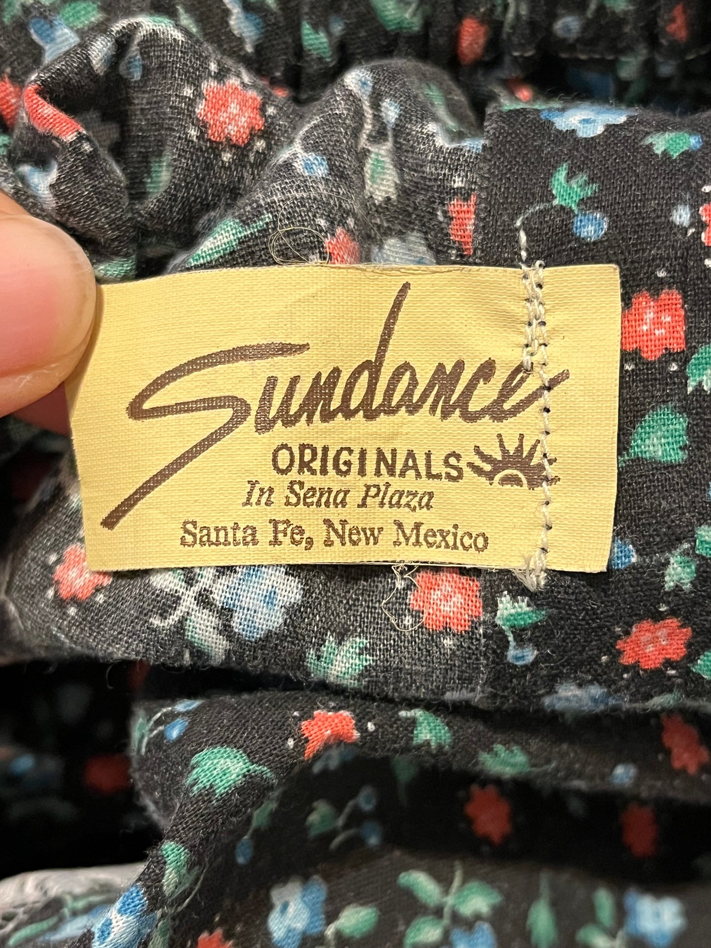 90s 'Sundance' Floral Skirt / Small