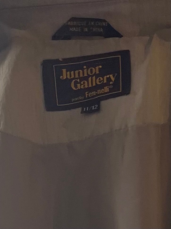 90s 'Junior Gallery' Taupe Minimalist Old Money Academia Fall Trench Coat / Small