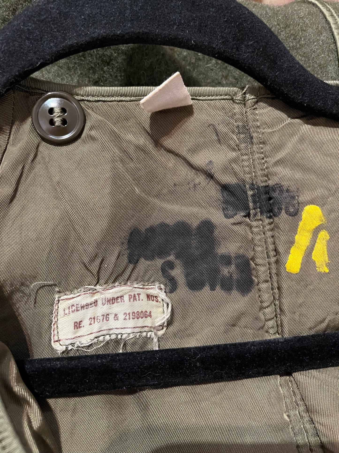 Vintage Authentic Wool Army Liner Jacket / Medium